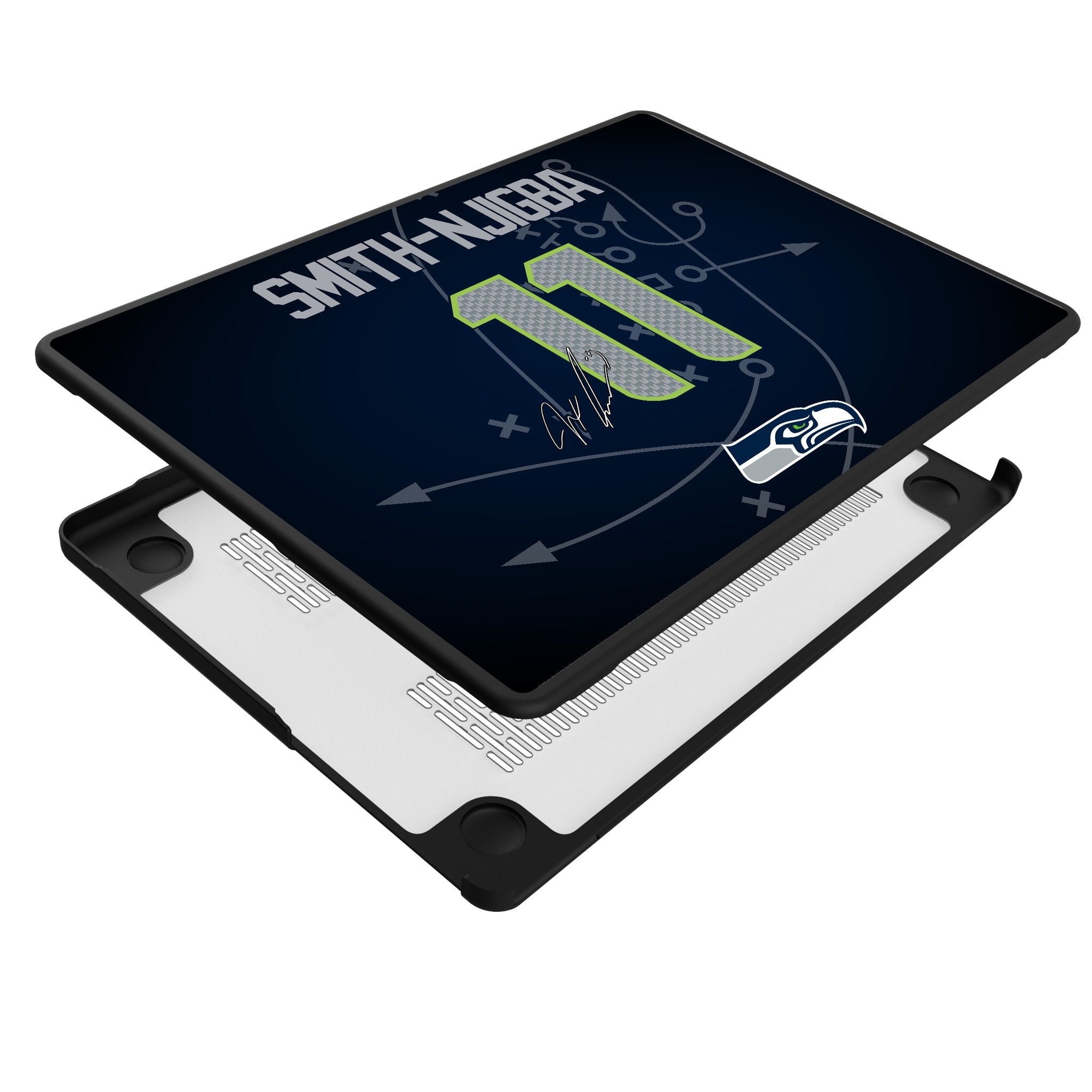 Jaxon Smith-Njigba Seattle Seahawks 11 Game Tactic Laptop Case for Apple MacBook - Sports Gifts, Sports Memorabilia, Sports Collectibles, Fan Shop