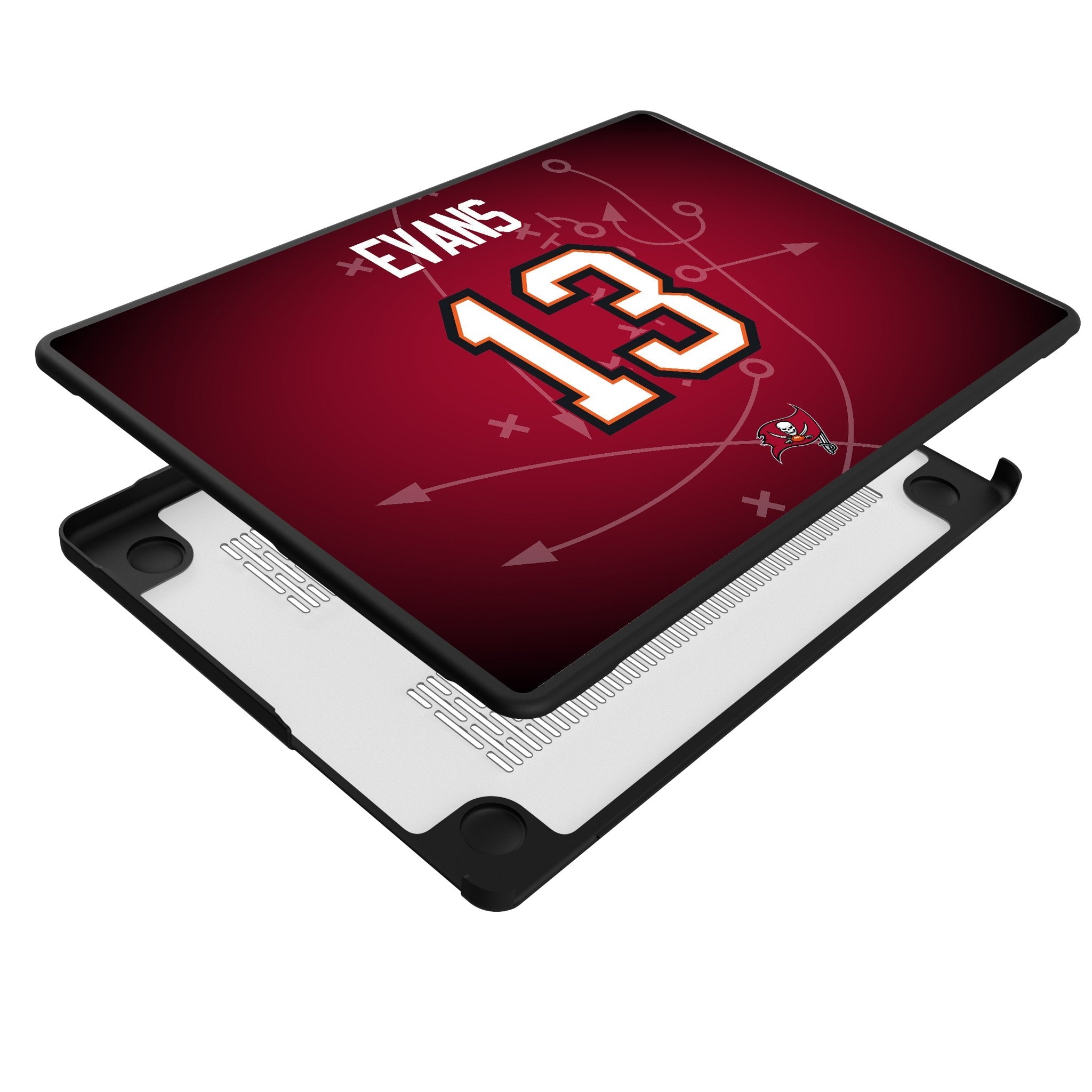 Mike Evans Tampa Bay Buccaneers 13 Game Tactic Laptop Case for Apple MacBook - Sports Gifts, Sports Memorabilia, Sports Collectibles, Fan Shop