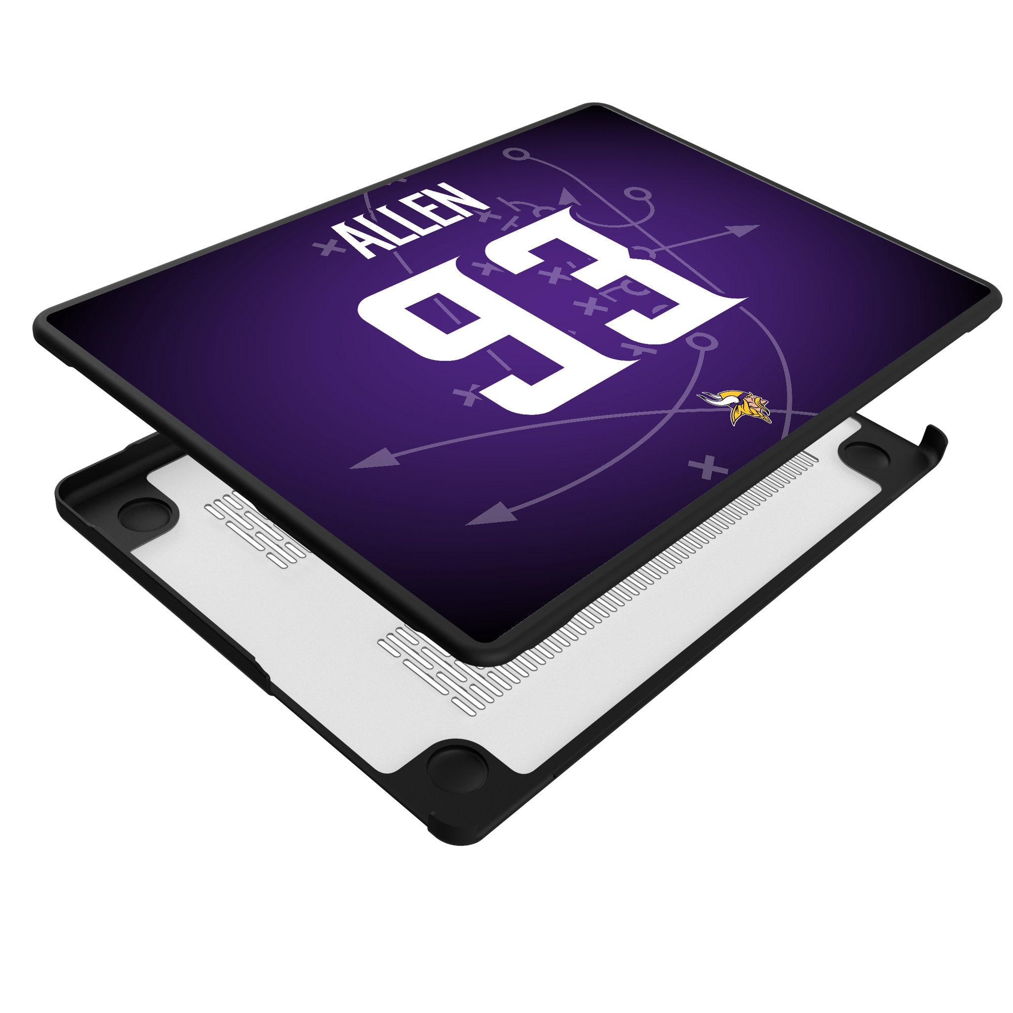 Jonathan Allen Minnesota Vikings 93 Game Tactic Laptop Case for Apple MacBook - Sports Gifts, Sports Memorabilia, Sports Collectibles, Fan Shop