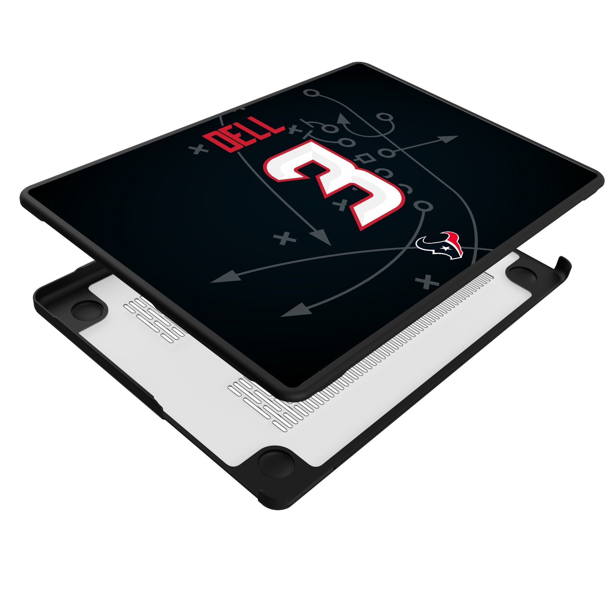 Tank Dell Houston Texans 3 Game Tactic Laptop Case for Apple MacBook - Sports Gifts, Sports Memorabilia, Sports Collectibles, Fan Shop