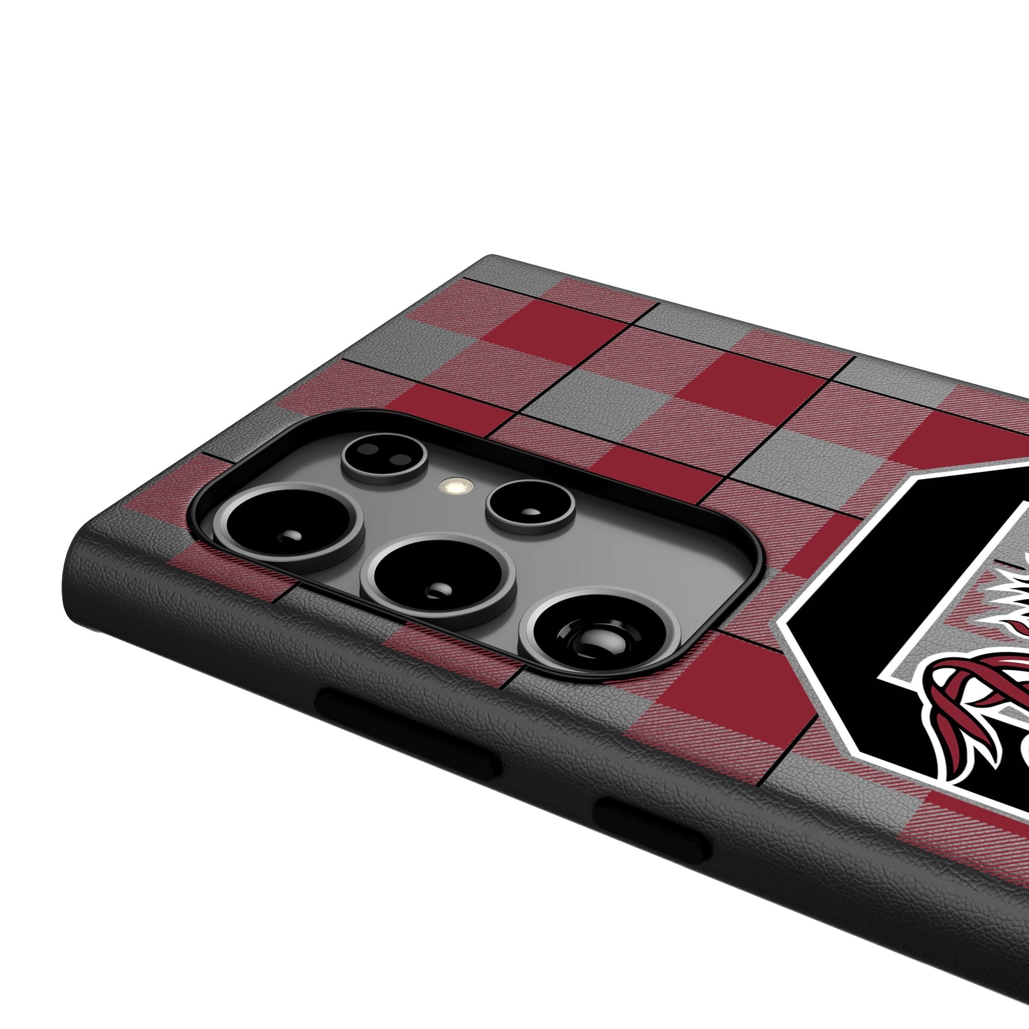 University of South Carolina Gamecocks Plaid MagSafe Compatible Phone Case for Samsung Galaxy - Sports Gifts, Sports Memorabilia, Sports Collectibles, Fan Shop