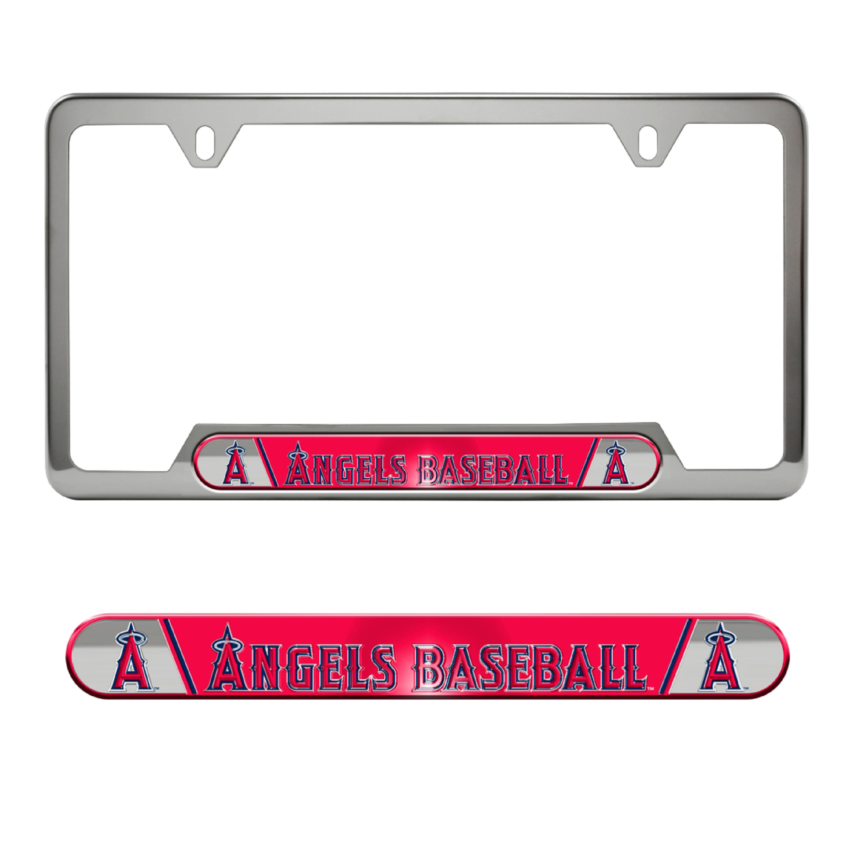 LA Angels Embossed License Plate Frame