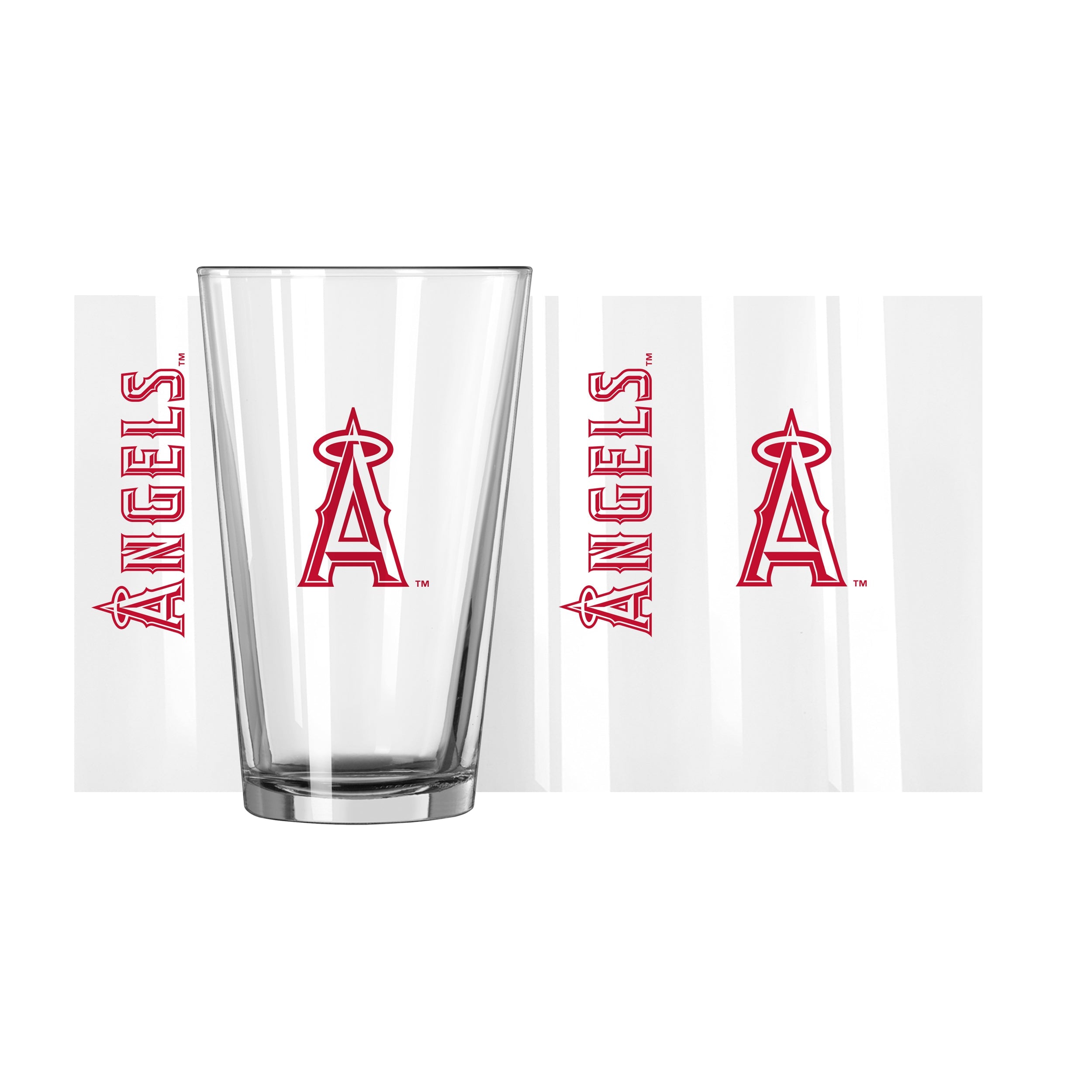 Los Angeles Angels 16oz Gameday Pint Glass - Sports Gifts, Sports Memorabilia, Sports Collectibles, Fan Shop