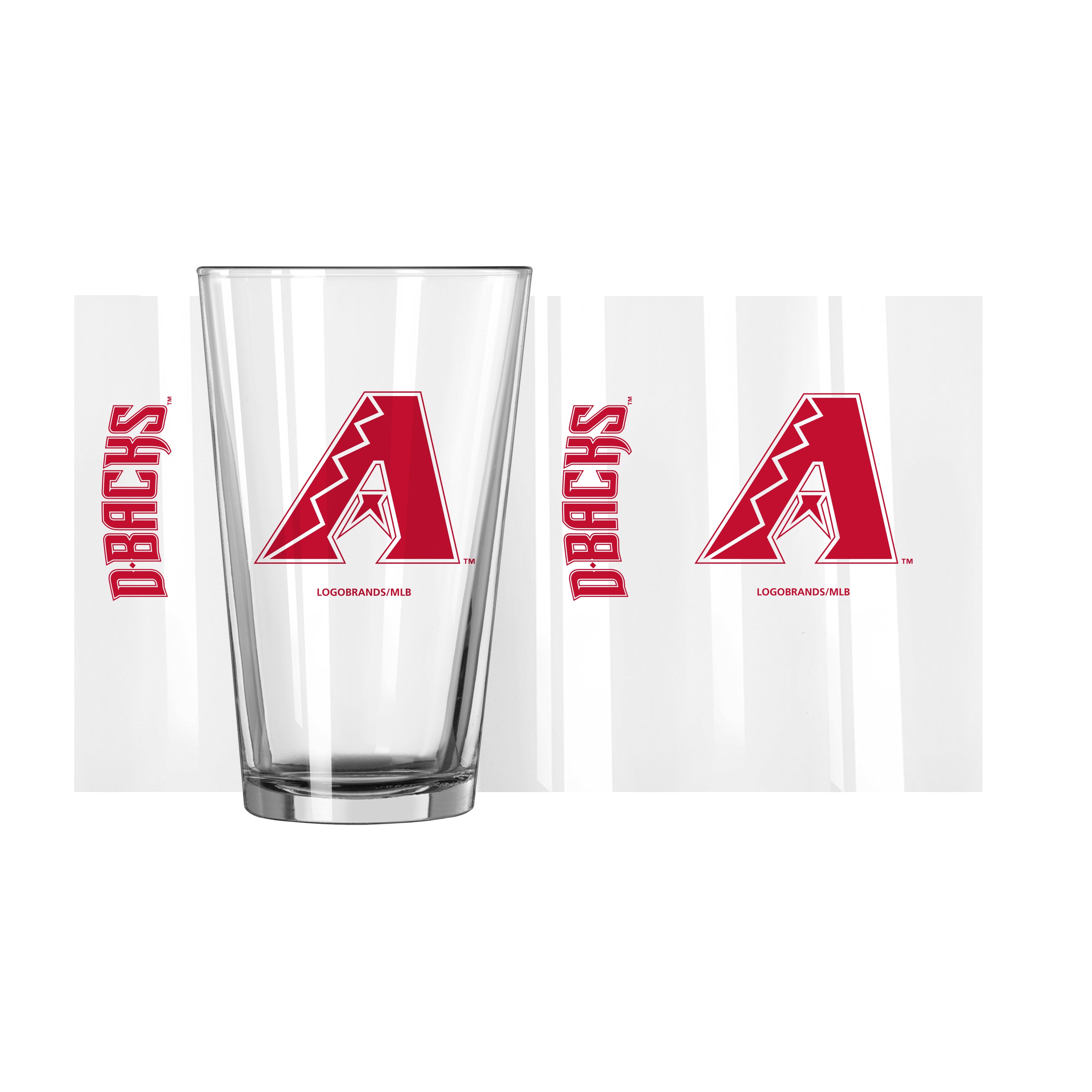 Arizona Diamondbacks 16oz Gameday Pint Glass - Sports Gifts, Sports Memorabilia, Sports Collectibles, Fan Shop