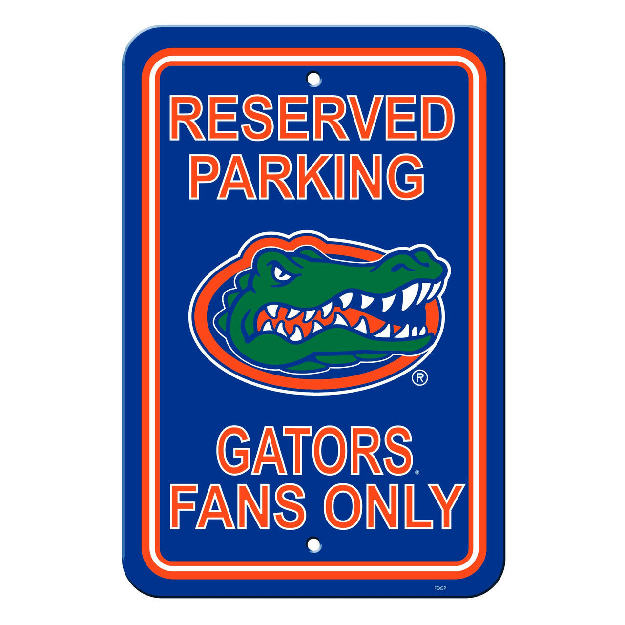 Florida Gators Sign 12x18 Plastic Reserved Parking Style CO - Sports Collectibles, Sports Memorabilia, Sports Fan Shop, Sports Gifts