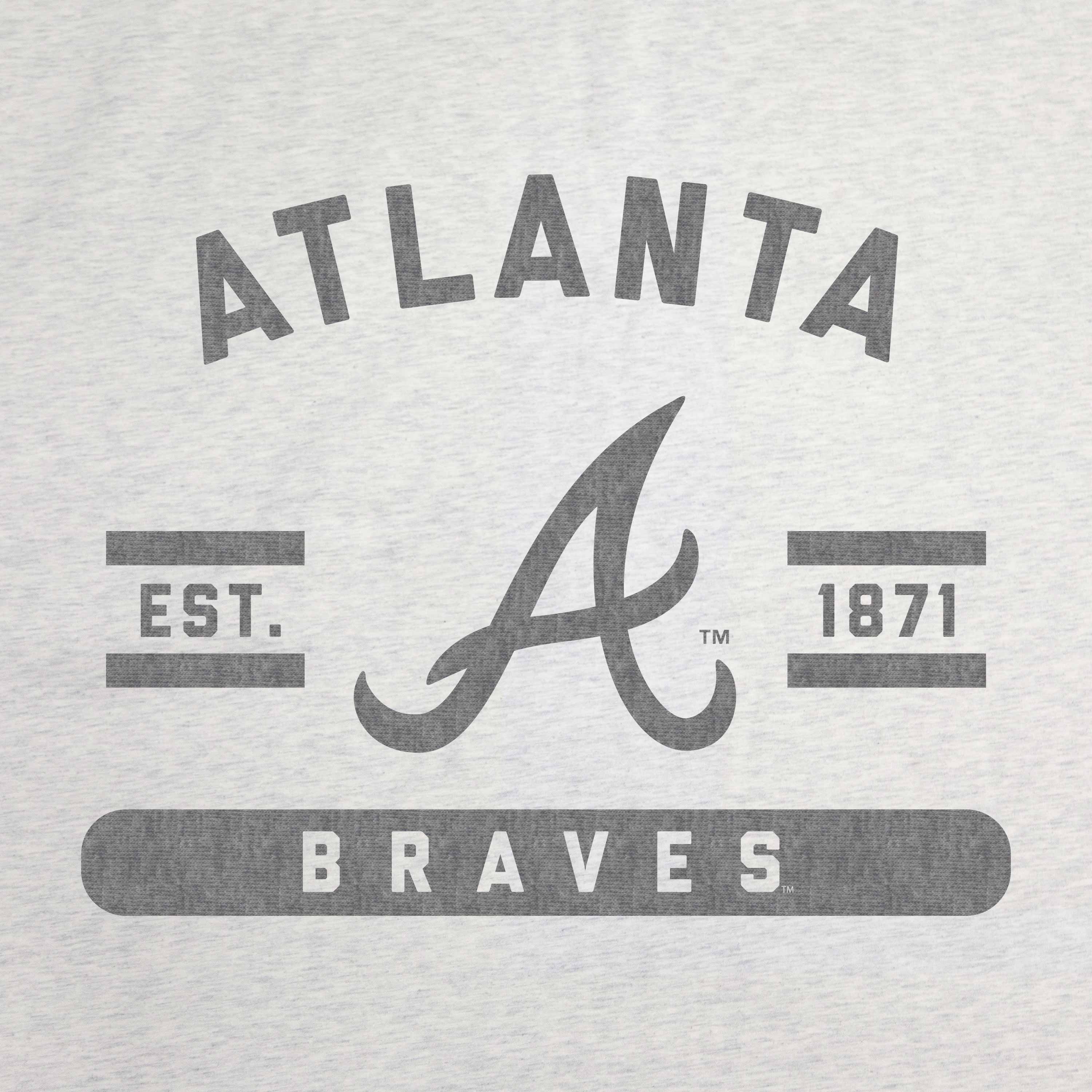 Atlanta Braves Oatmeal Sweatshirt Blanket - Sports Gifts, Sports Memorabilia, Sports Collectibles, Fan Shop