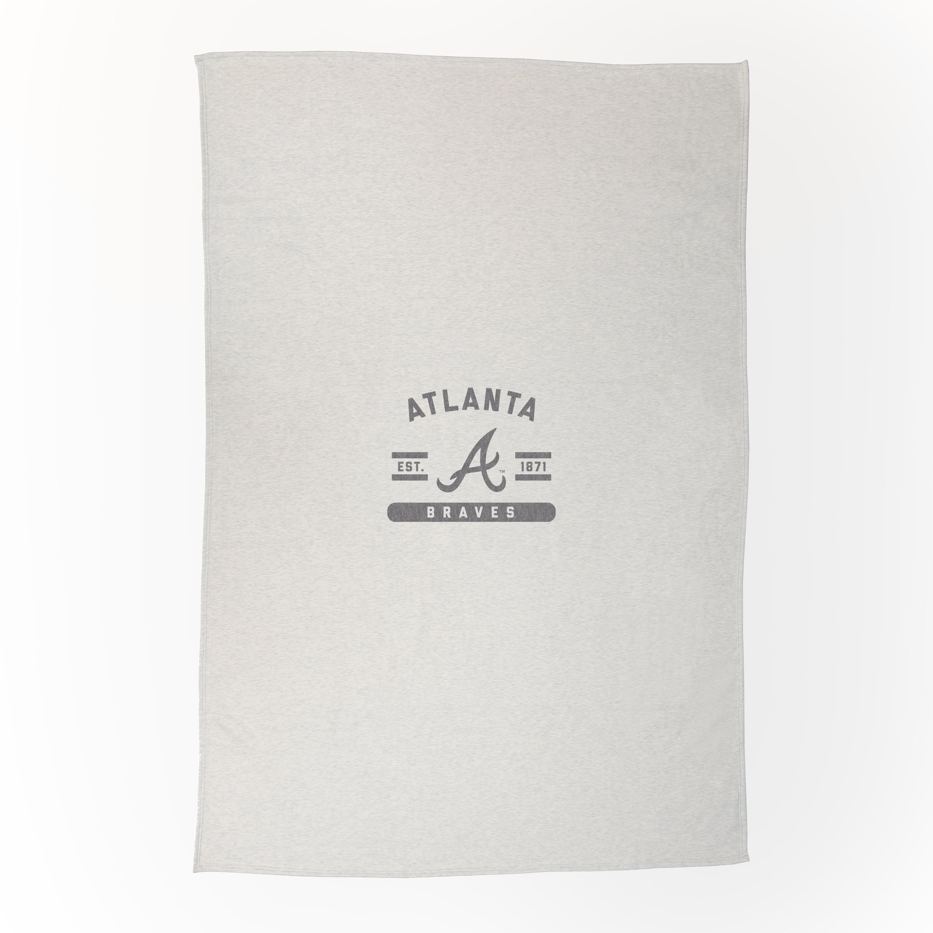 Atlanta Braves Oatmeal Sweatshirt Blanket