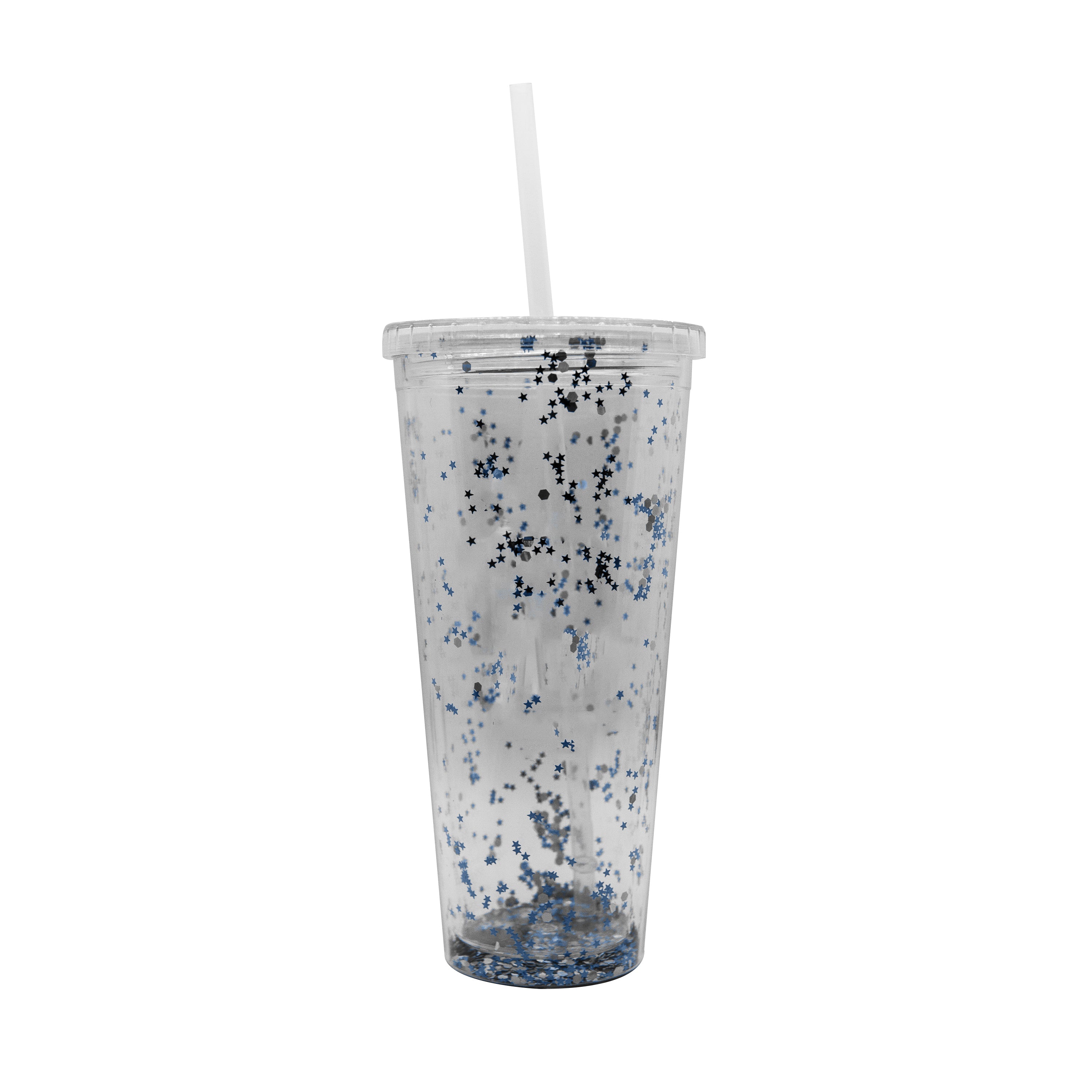 Atlanta Braves 24oz Confetti Tumbler - Sports Gifts, Sports Memorabilia, Sports Collectibles, Fan Shop