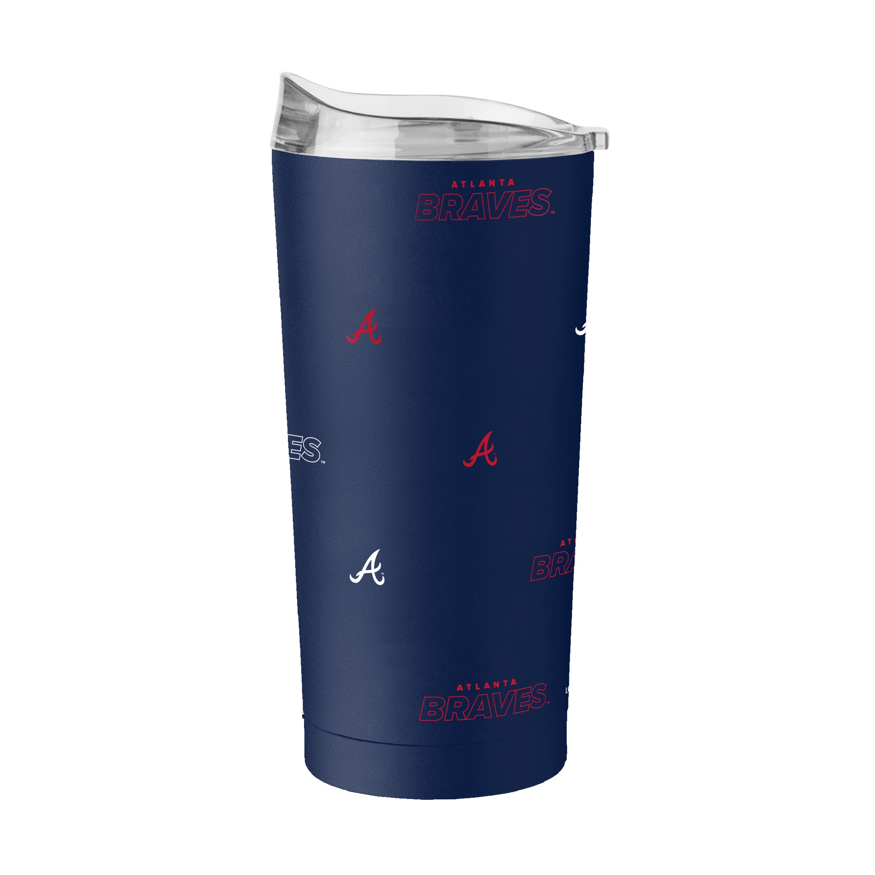 Atlanta Braves 20oz Step And Repeat Powder Coat Tumbler