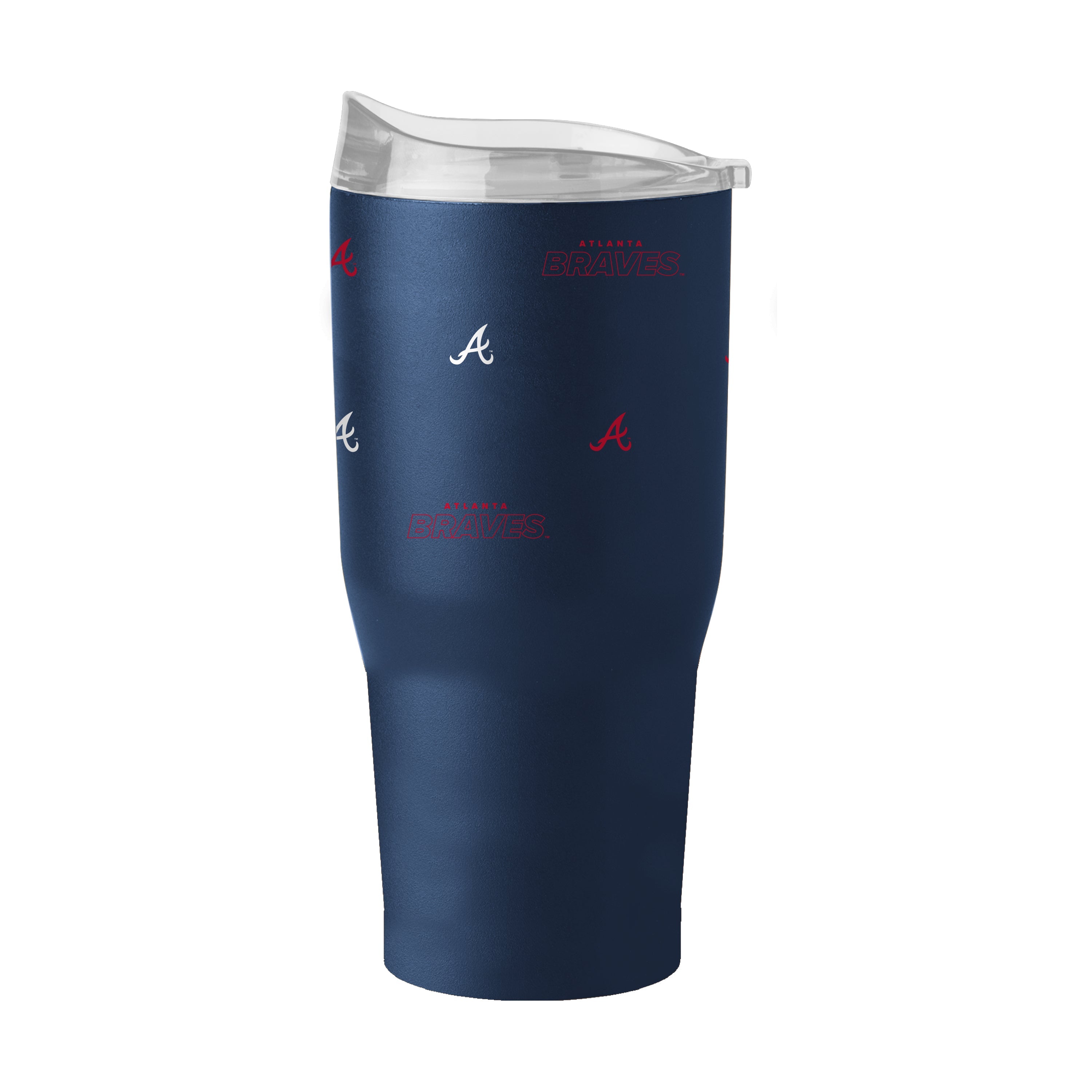 Atlanta Braves 30oz Step And Repeat Powder Coat Tumbler