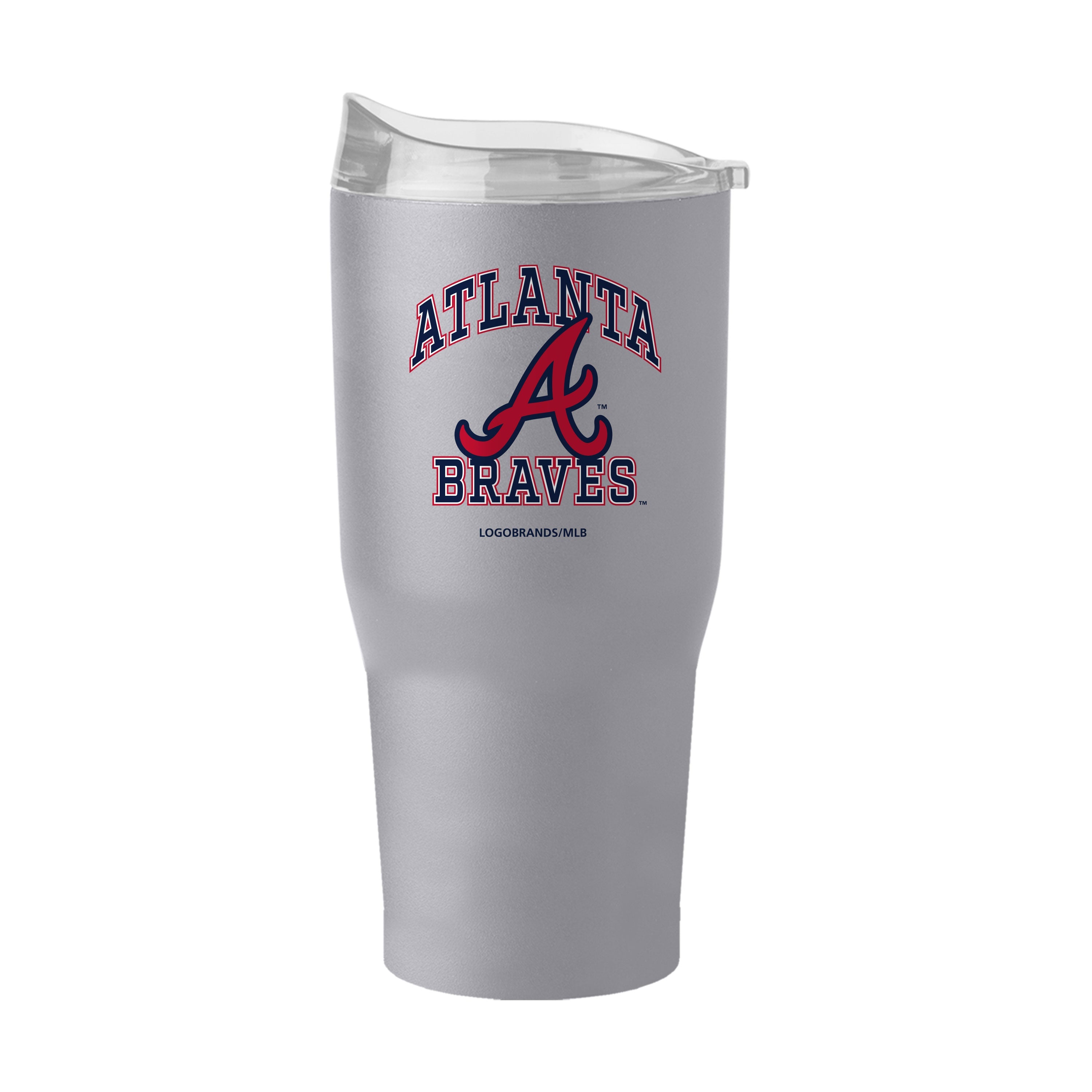 Atlanta Braves 30oz Athletic Stone Powder Coat Tumbler - Sports Gifts, Sports Memorabilia, Sports Collectibles, Fan Shop