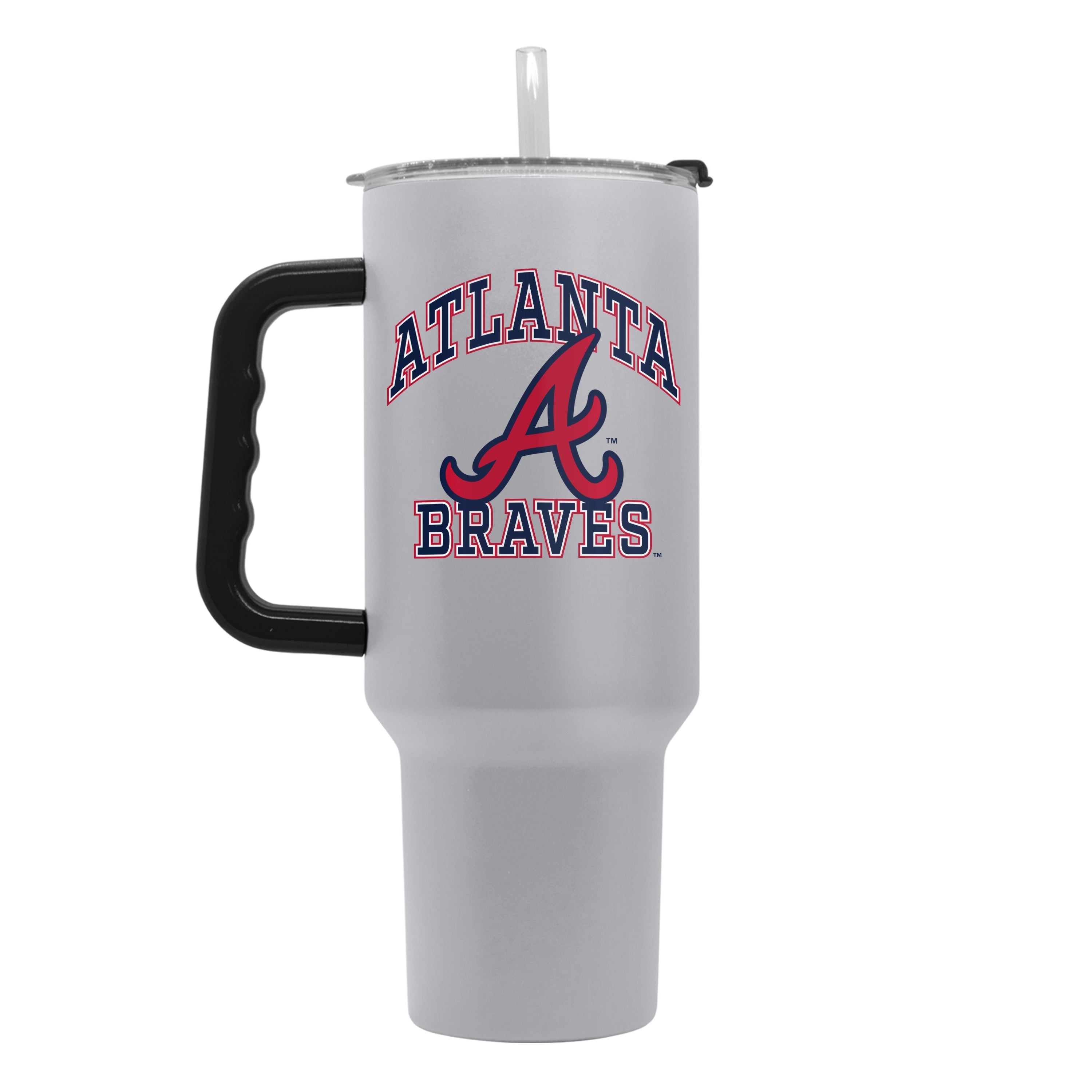 Atlanta Braves 40oz Athletic Powder Coat Tumbler - Sports Gifts, Sports Memorabilia, Sports Collectibles, Fan Shop