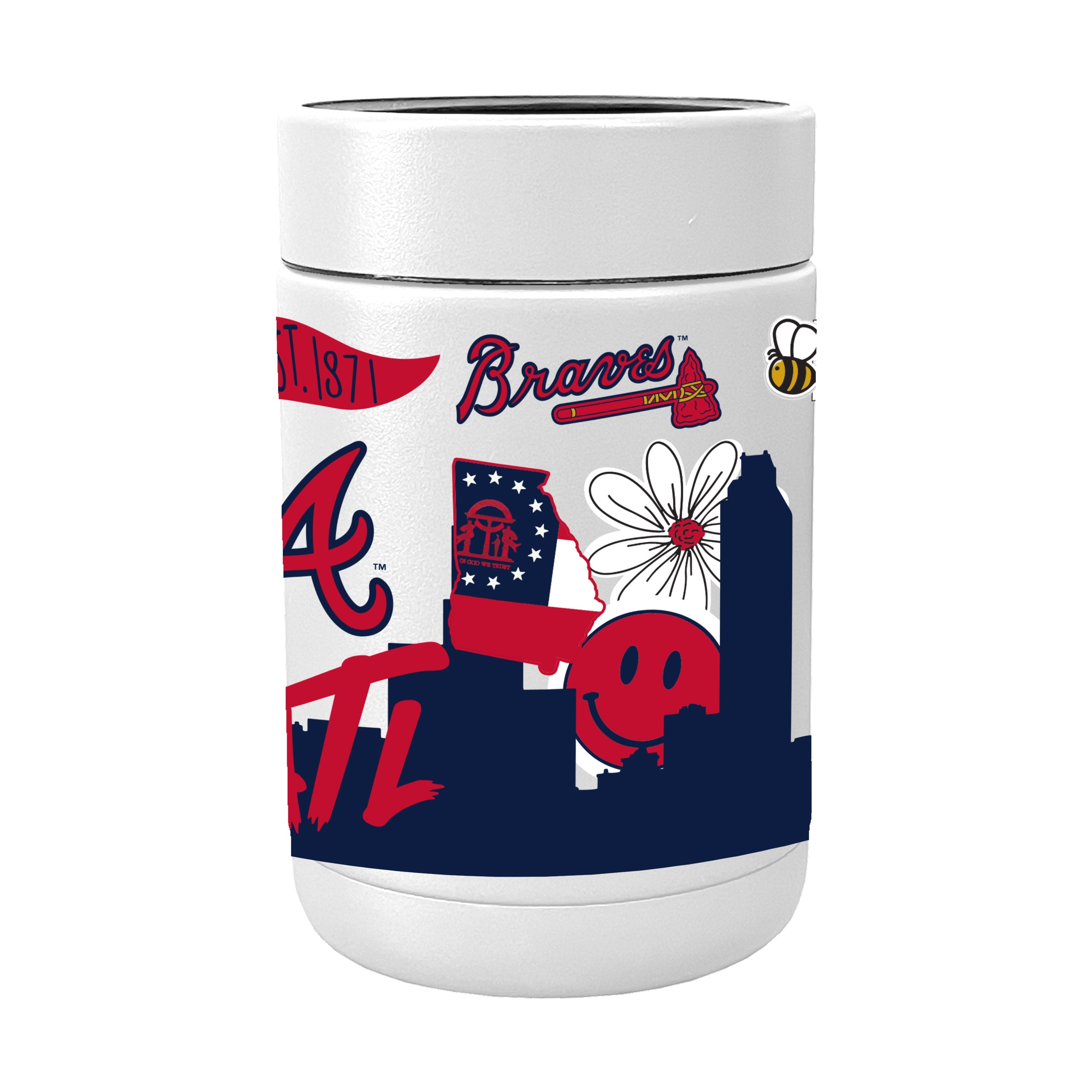 Atlanta Braves Powder Native Coat Coolie - Sports Gifts, Sports Memorabilia, Sports Collectibles, Fan Shop