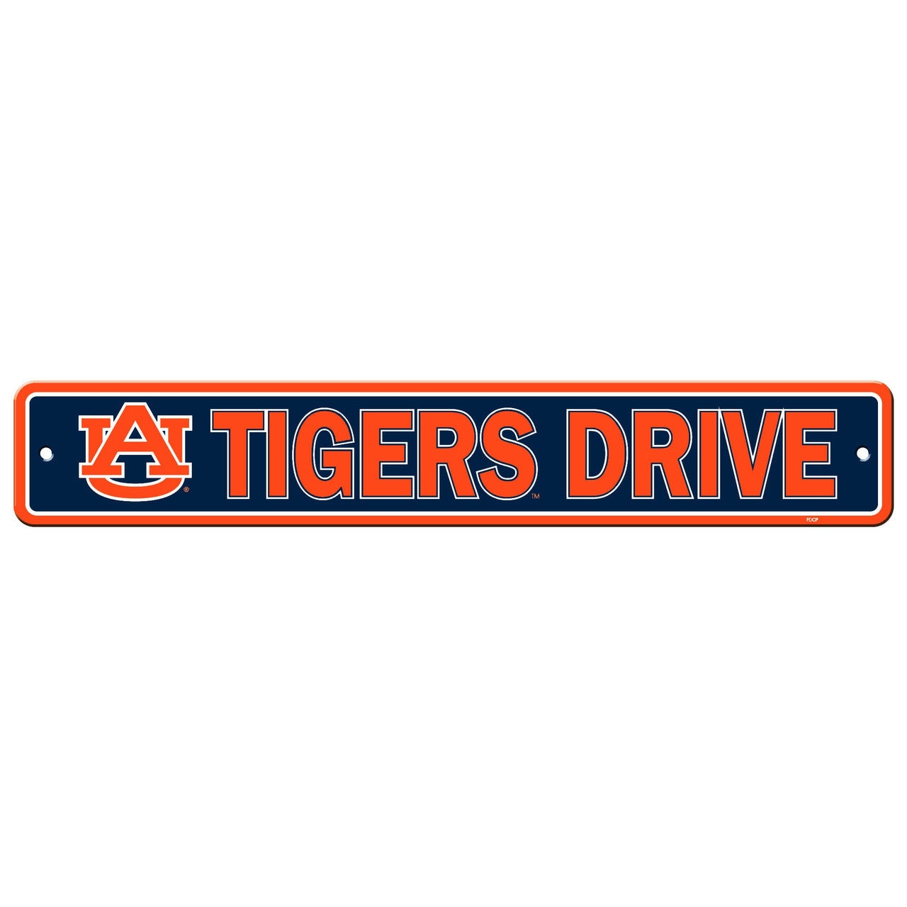 Auburn Tigers Sign 4x24 Plastic Street Style CO - Sports Collectibles, Sports Memorabilia, Sports Fan Shop, Sports Gifts