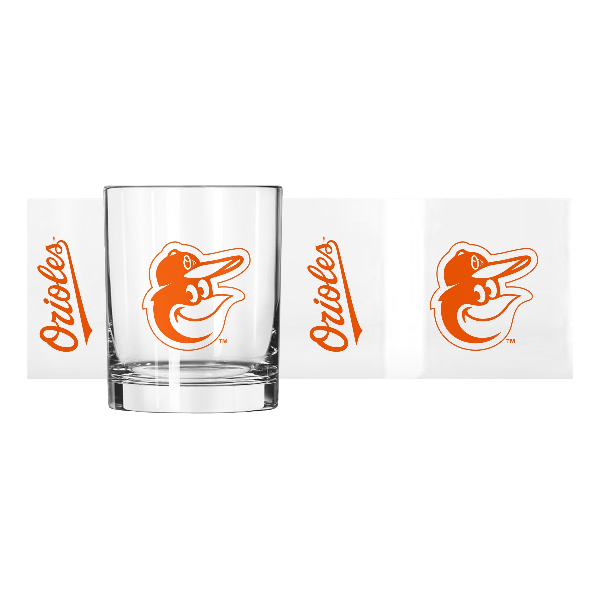 Baltimore Orioles 14oz Gameday Rocks Glass - Sports Gifts, Sports Memorabilia, Sports Collectibles, Fan Shop