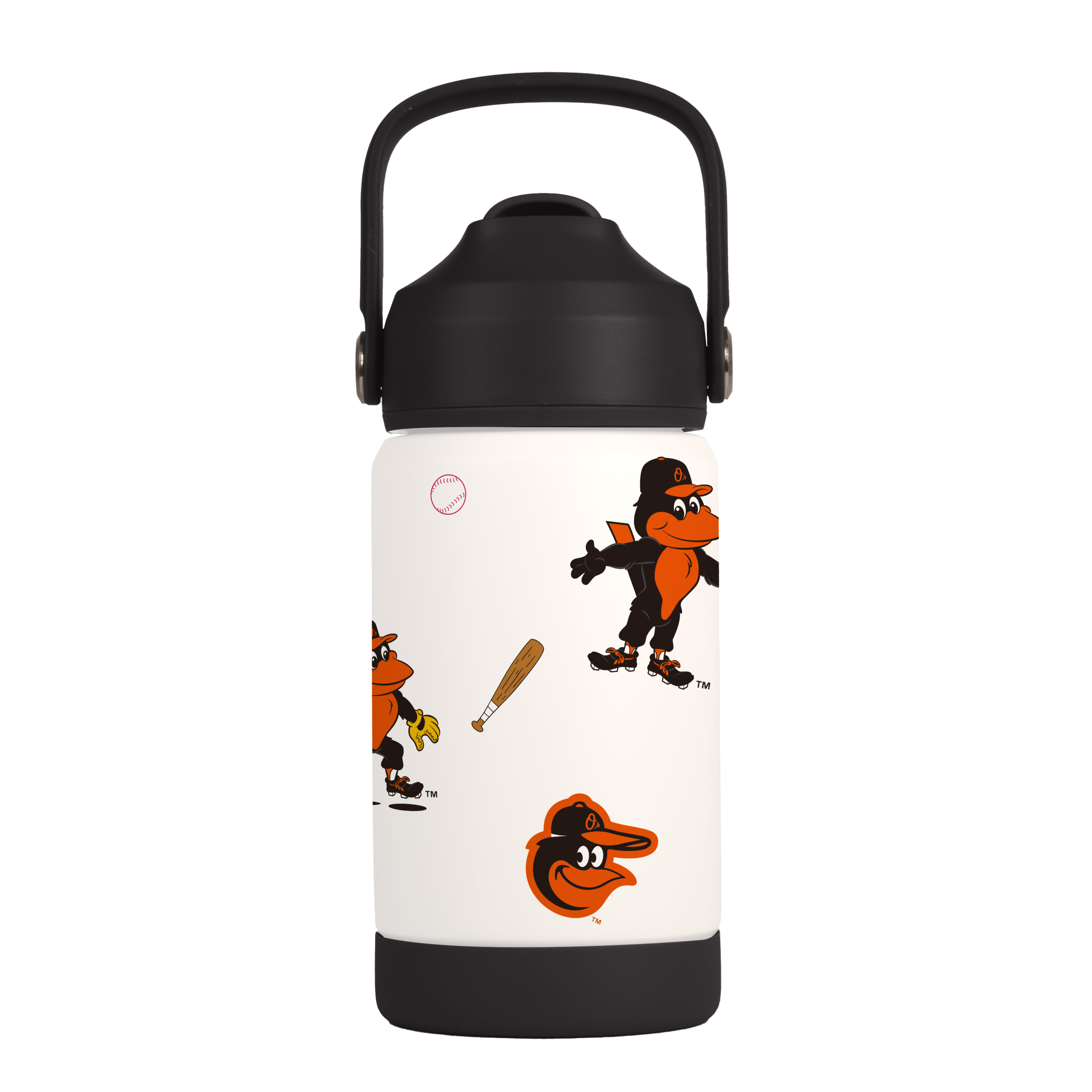 Baltimore Orioles 12oz Mascot SS Kids Bottle - Sports Gifts, Sports Memorabilia, Sports Collectibles, Fan Shop