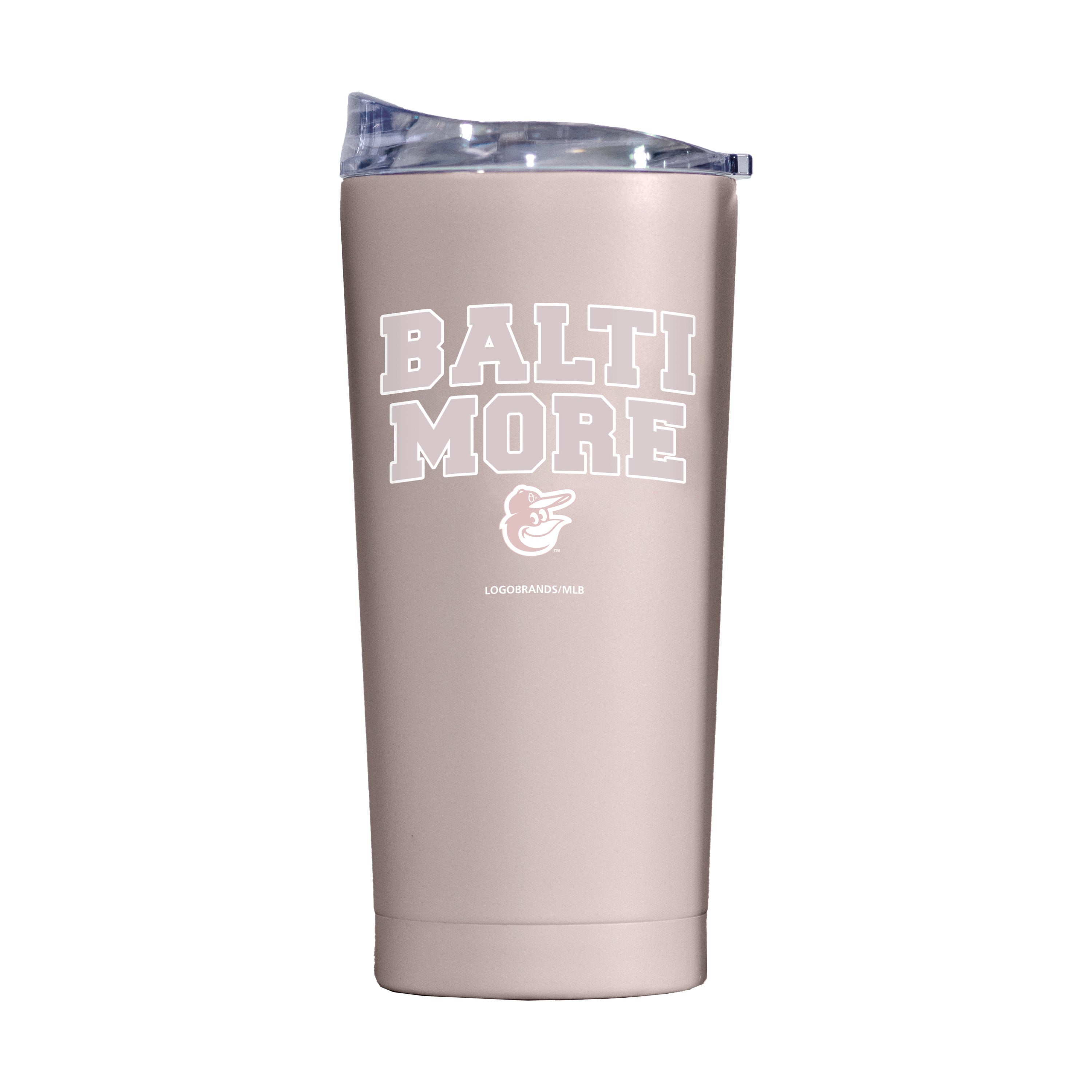 Baltimore Orioles 20oz Stencil Powder Coat Tumbler - Sports Gifts, Sports Memorabilia, Sports Collectibles, Fan Shop