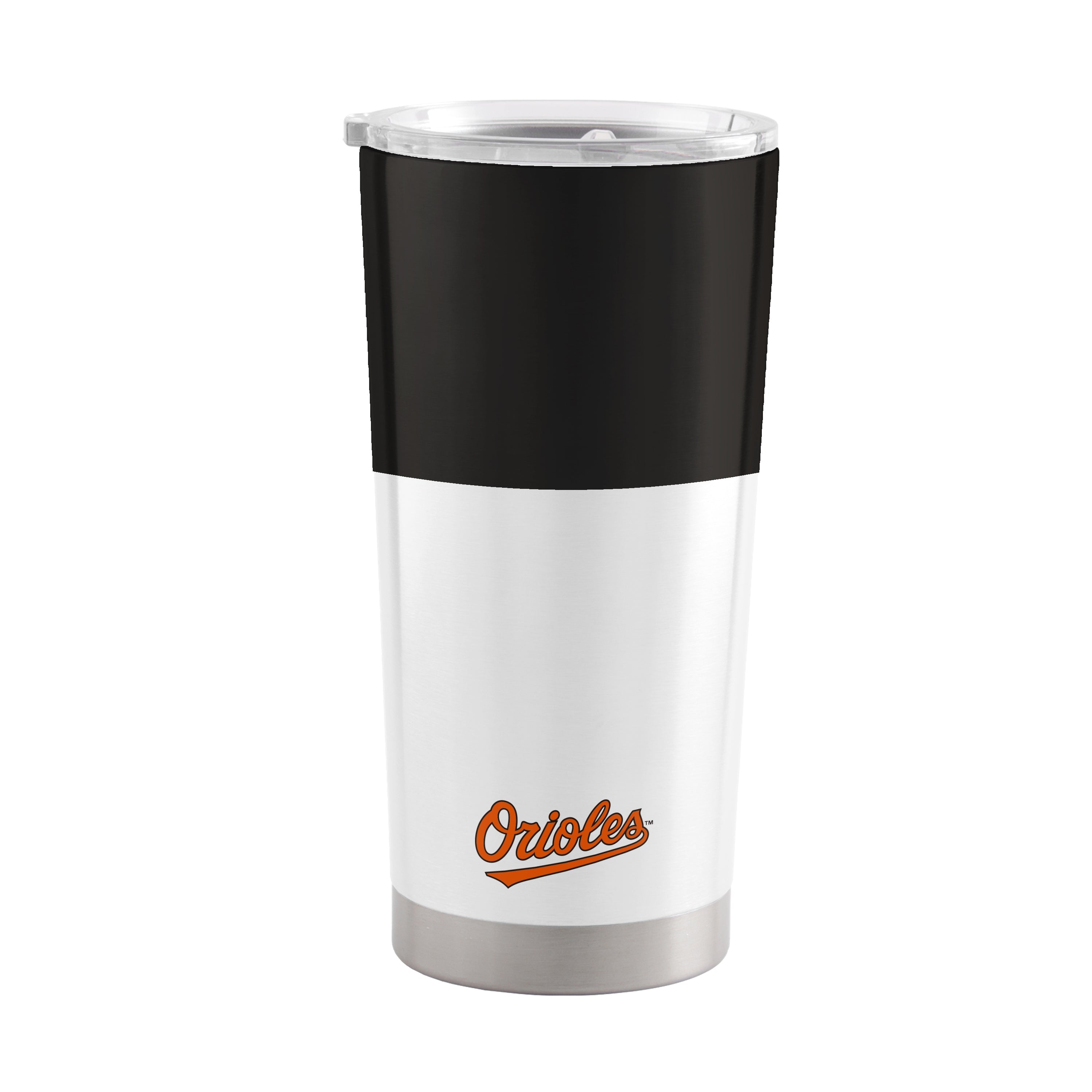 Baltimore Orioles 20oz Colorblock Stainless Steel Tumbler - Sports Gifts, Sports Memorabilia, Sports Collectibles, Fan Shop