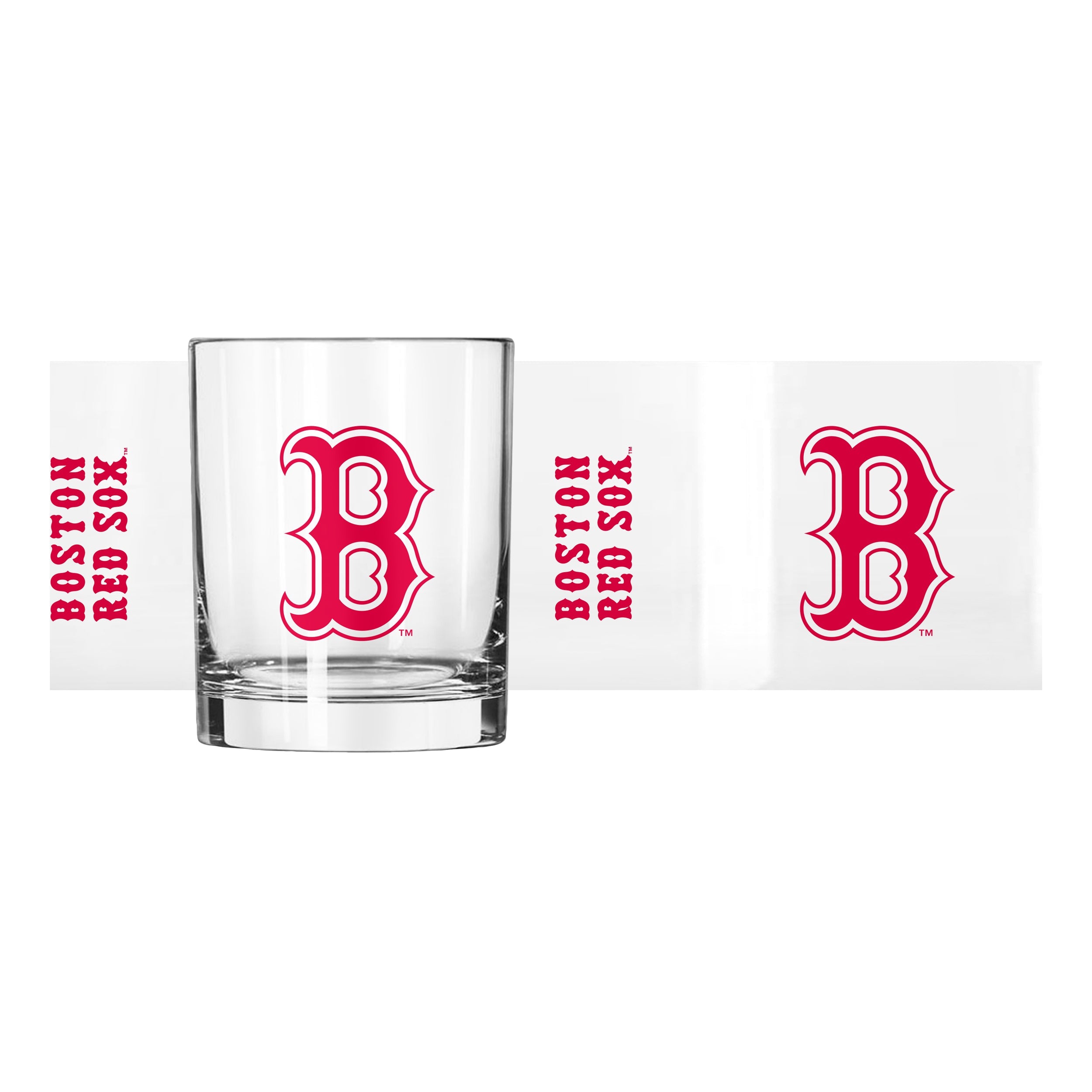 Boston Red Sox 14oz Gameday Rocks Glass - Sports Gifts, Sports Memorabilia, Sports Collectibles, Fan Shop