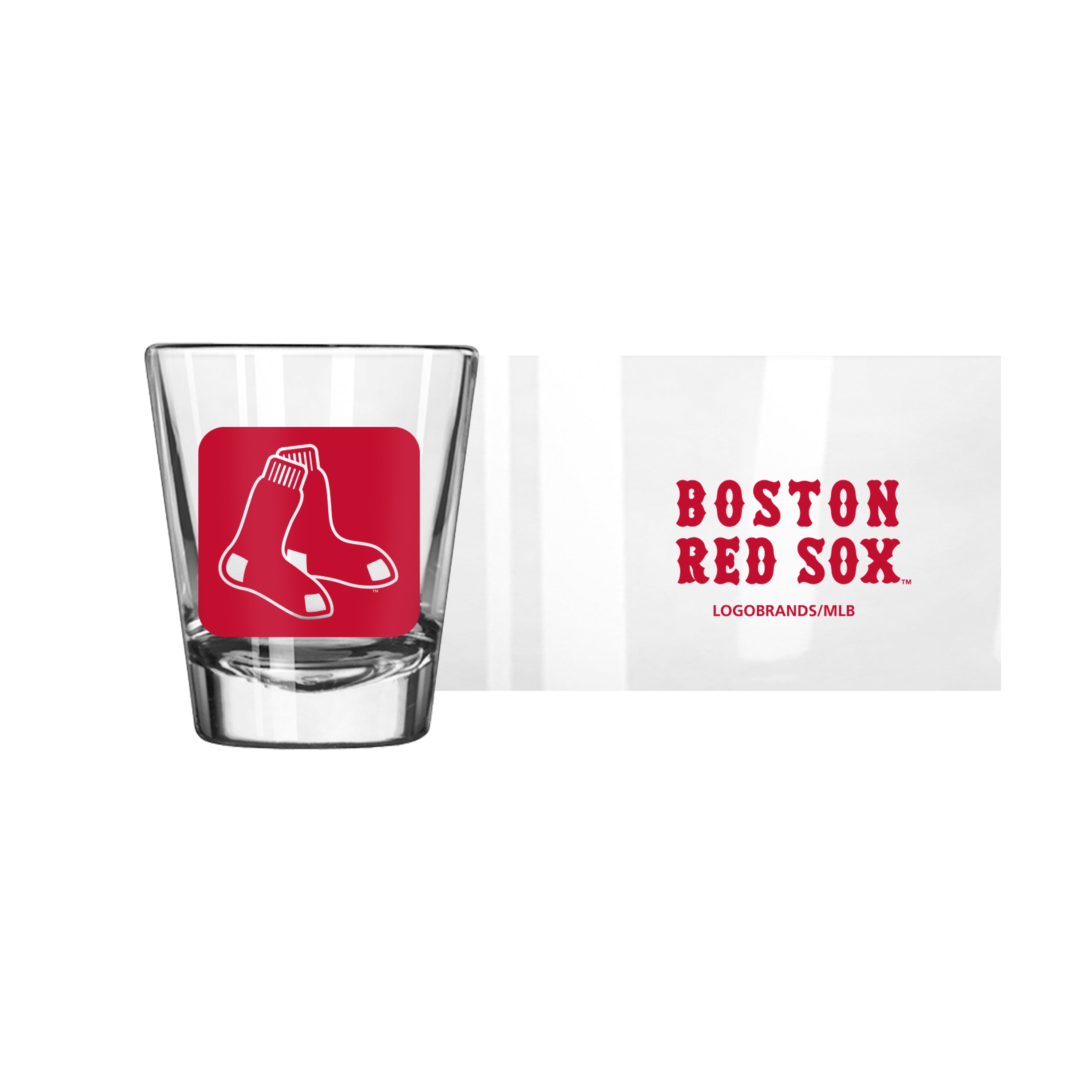 Boston Red Sox 2oz Cube Shot Glass - Sports Gifts, Sports Memorabilia, Sports Collectibles, Fan Shop