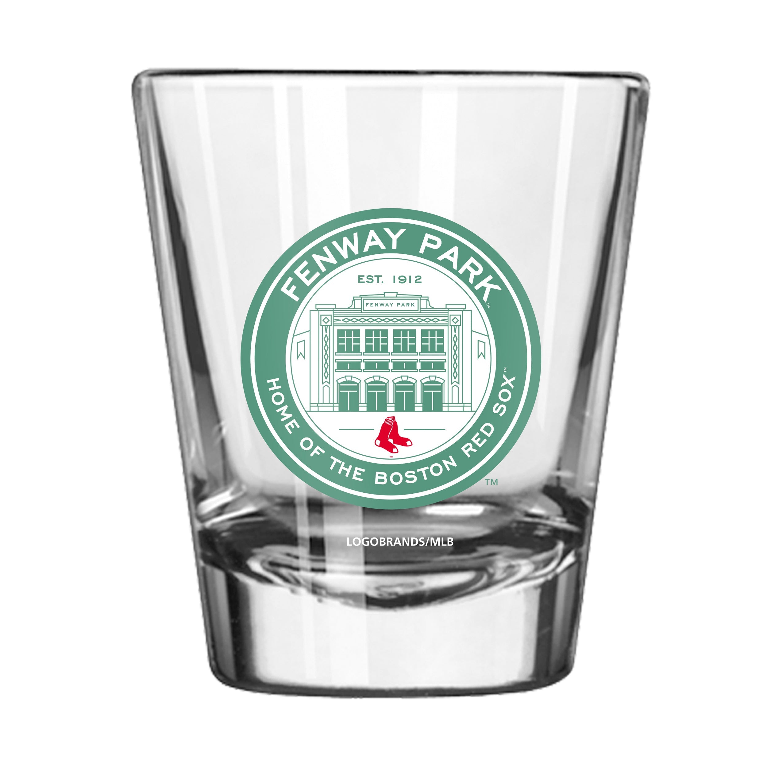 Boston Red Sox 2oz Fenway Coin Shot Glass - Sports Gifts, Sports Memorabilia, Sports Collectibles, Fan Shop