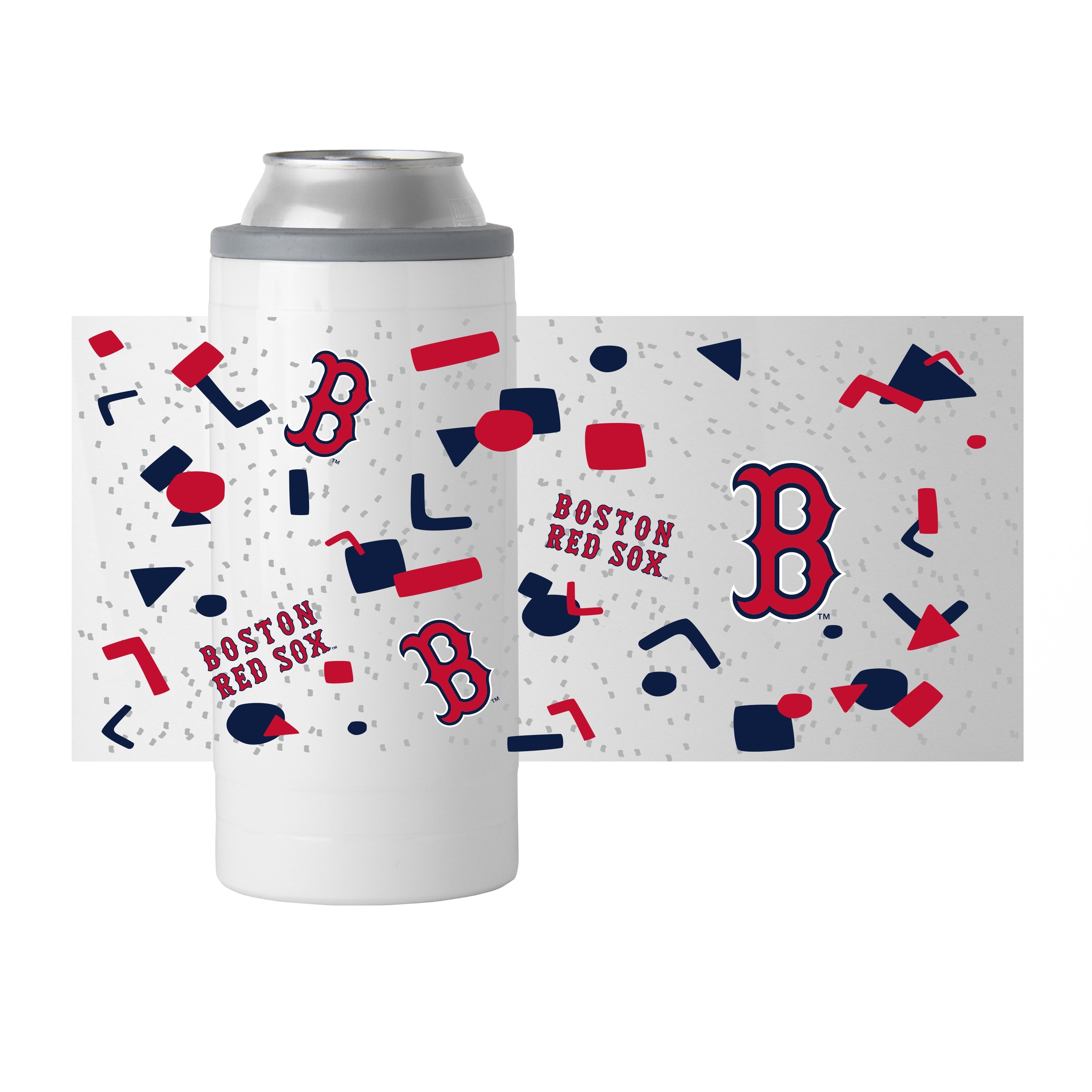 Boston Red Sox 12oz Flashback Slim Can Coolie - Sports Gifts, Sports Memorabilia, Sports Collectibles, Fan Shop