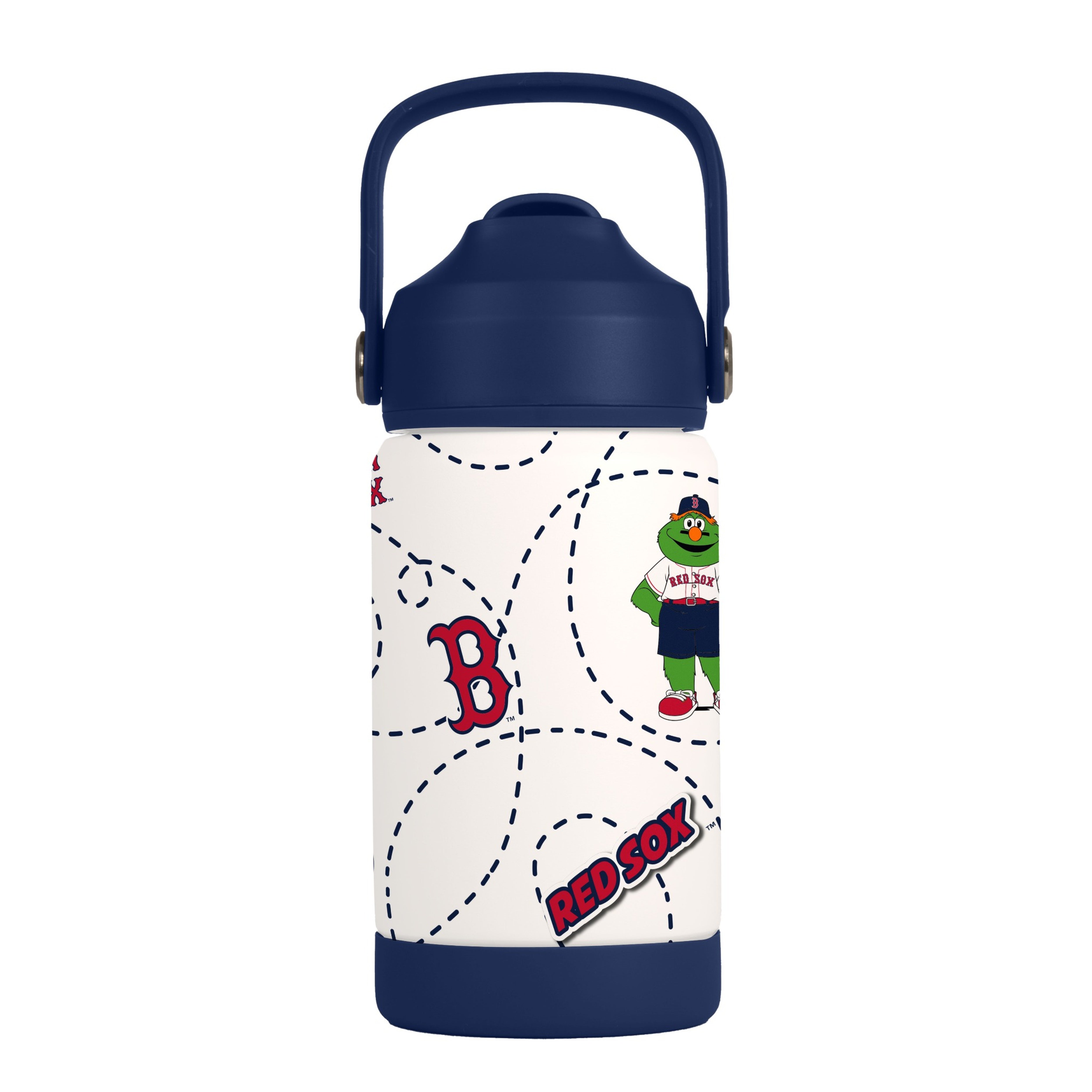 Boston Red Sox 12oz Mascot SS Kids Bottle - Sports Gifts, Sports Memorabilia, Sports Collectibles, Fan Shop