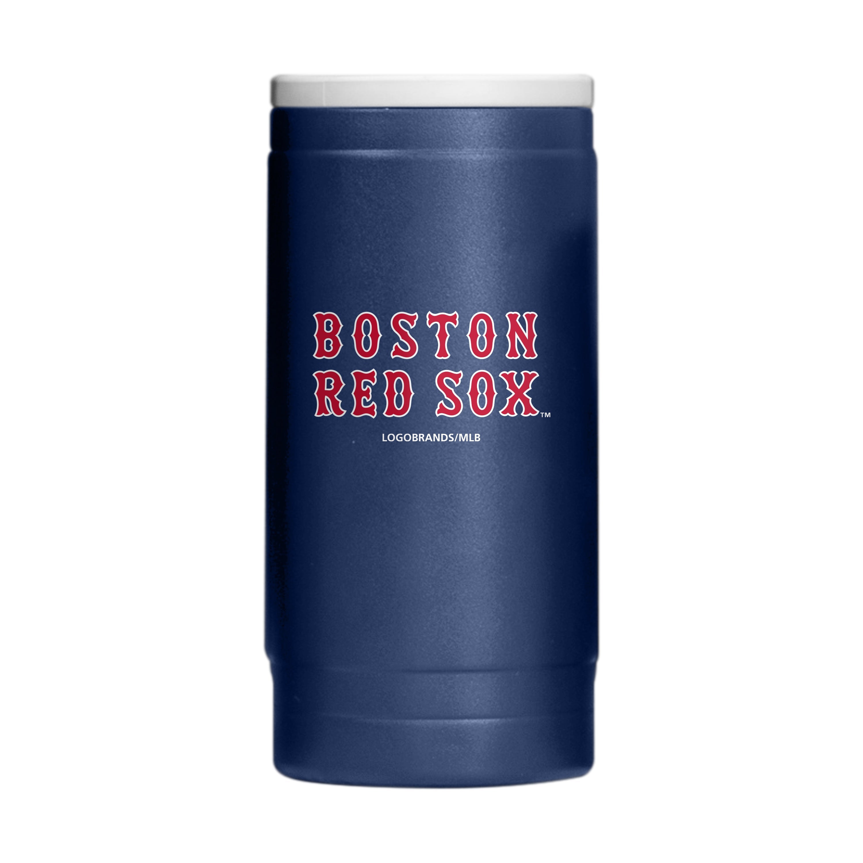 Boston Red Sox Flipside Powder Coat Slim Can Coolie - Sports Gifts, Sports Memorabilia, Sports Collectibles, Fan Shop