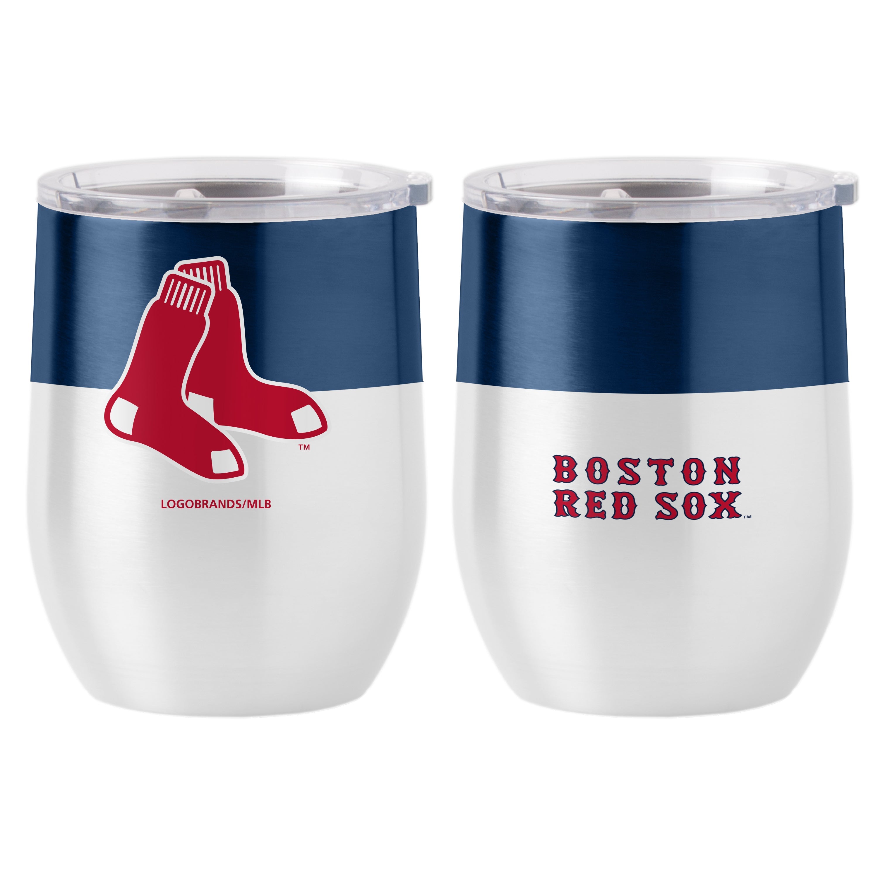 Boston Red Sox Colorblock 16oz Curved Beverage