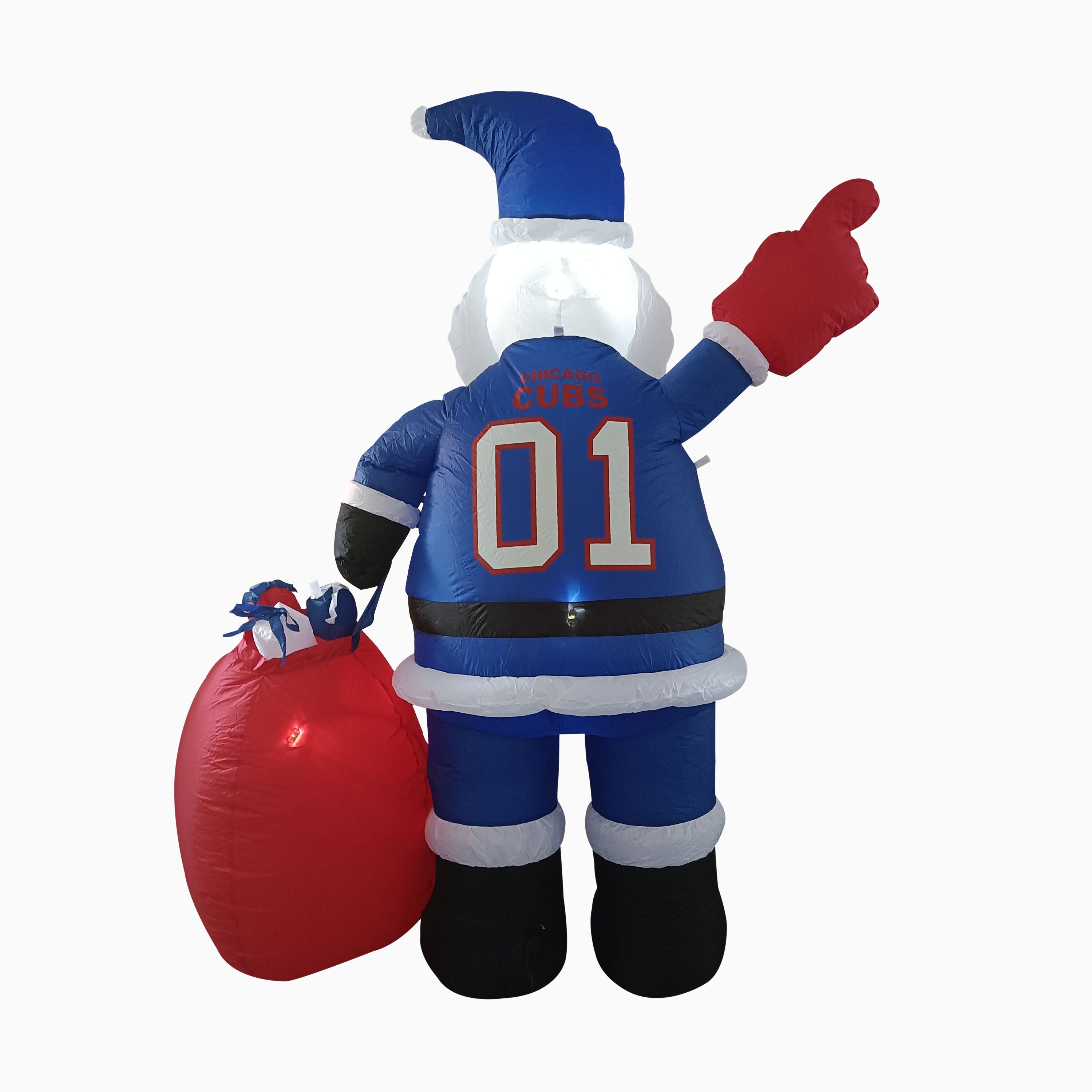 Chicago Cubs Santa Claus Yard Inflatable - Sports Gifts, Sports Memorabilia, Sports Collectibles, Fan Shop