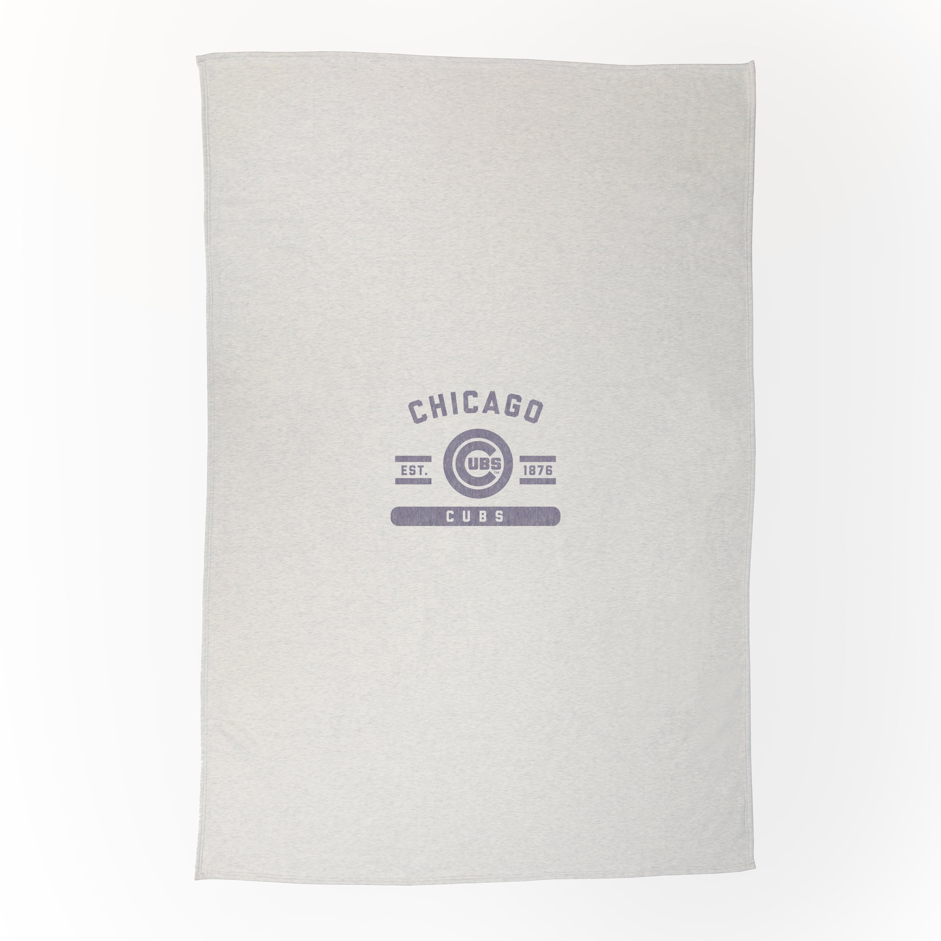 Chicago Cubs Oatmeal Sweatshirt Blanket
