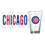 Chicago Cubs 16oz Overtime Pint Glass - Sports Gifts, Sports Memorabilia, Sports Collectibles, Fan Shop