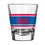 Chicago Cubs 2oz Stripe Shot Glass