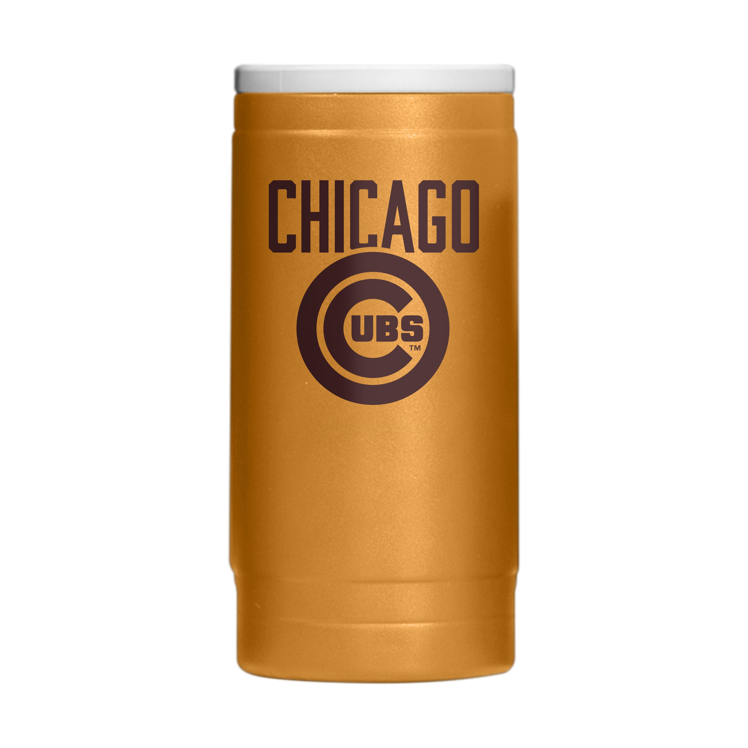 Chicago Cubs Huddle Powder Coat Slim Can Coolie - Sports Gifts, Sports Memorabilia, Sports Collectibles, Fan Shop