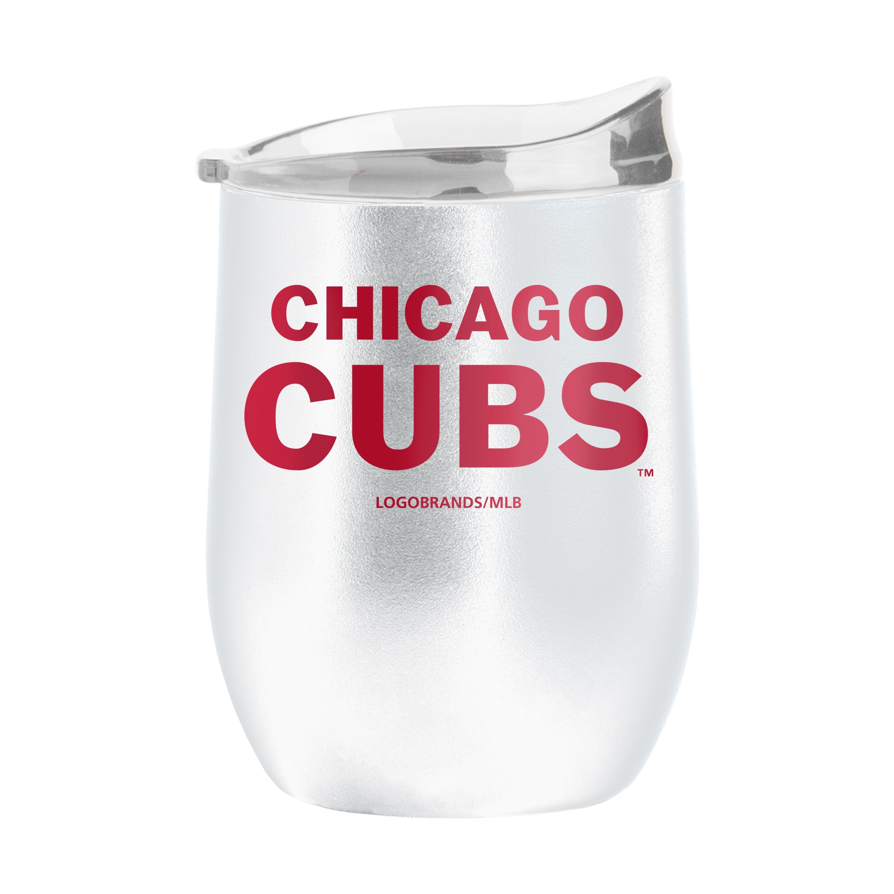 Chicago Cubs 16oz Flipside Powder Coat Curved Bev - Sports Gifts, Sports Memorabilia, Sports Collectibles, Fan Shop