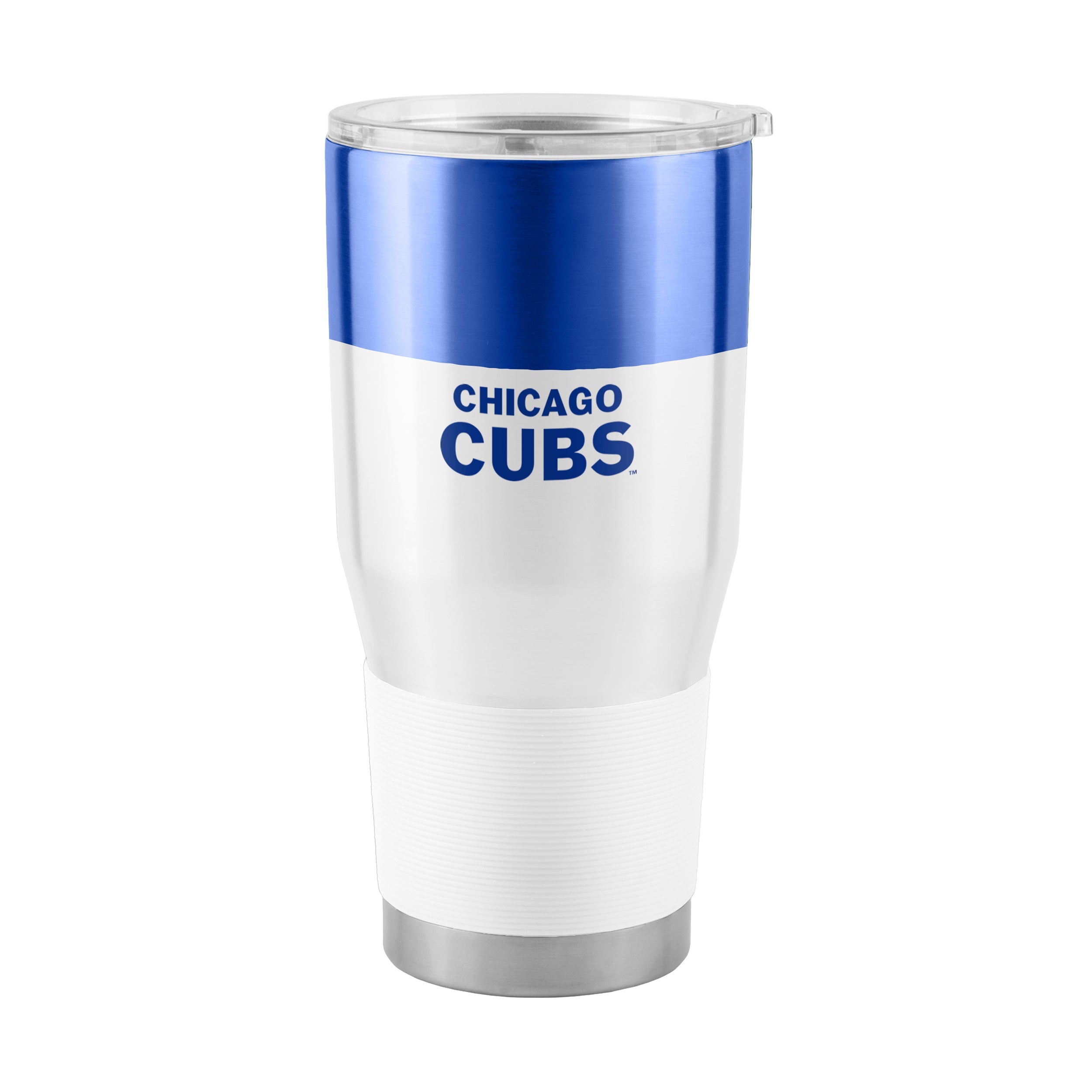 Chicago Cubs 30oz Colorblock Stainless Tumbler - Sports Gifts, Sports Memorabilia, Sports Collectibles, Fan Shop