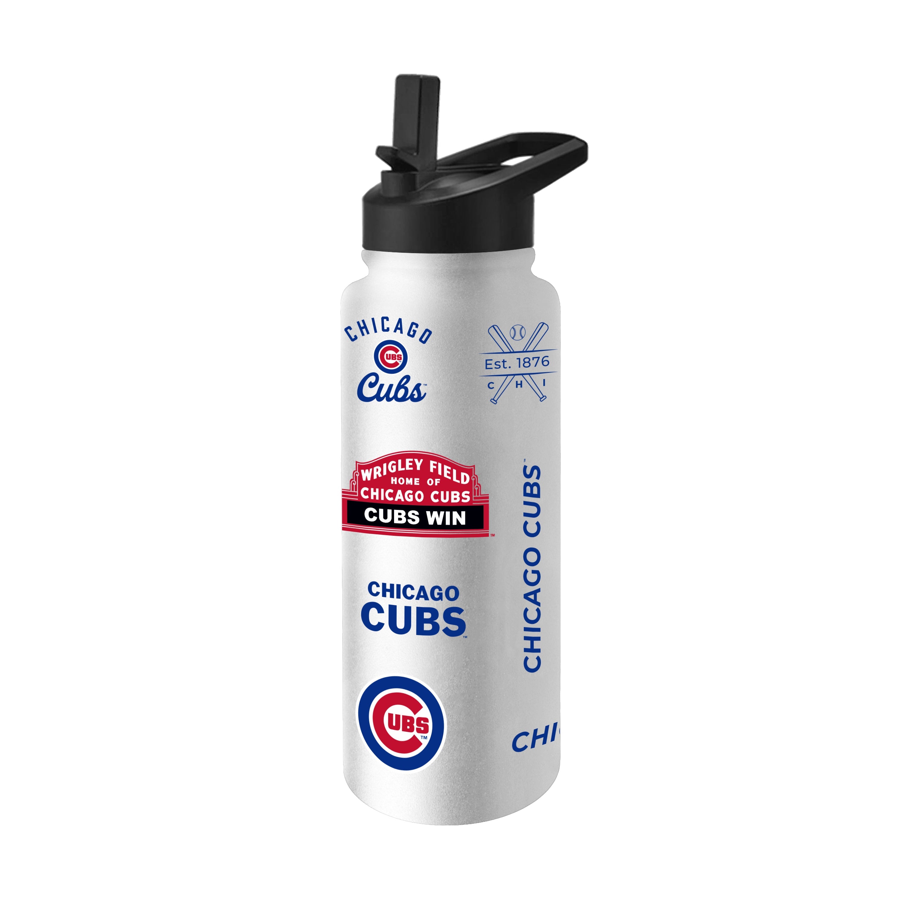 Chicago Cubs 34oz Heritage Threds Quencher Bottle