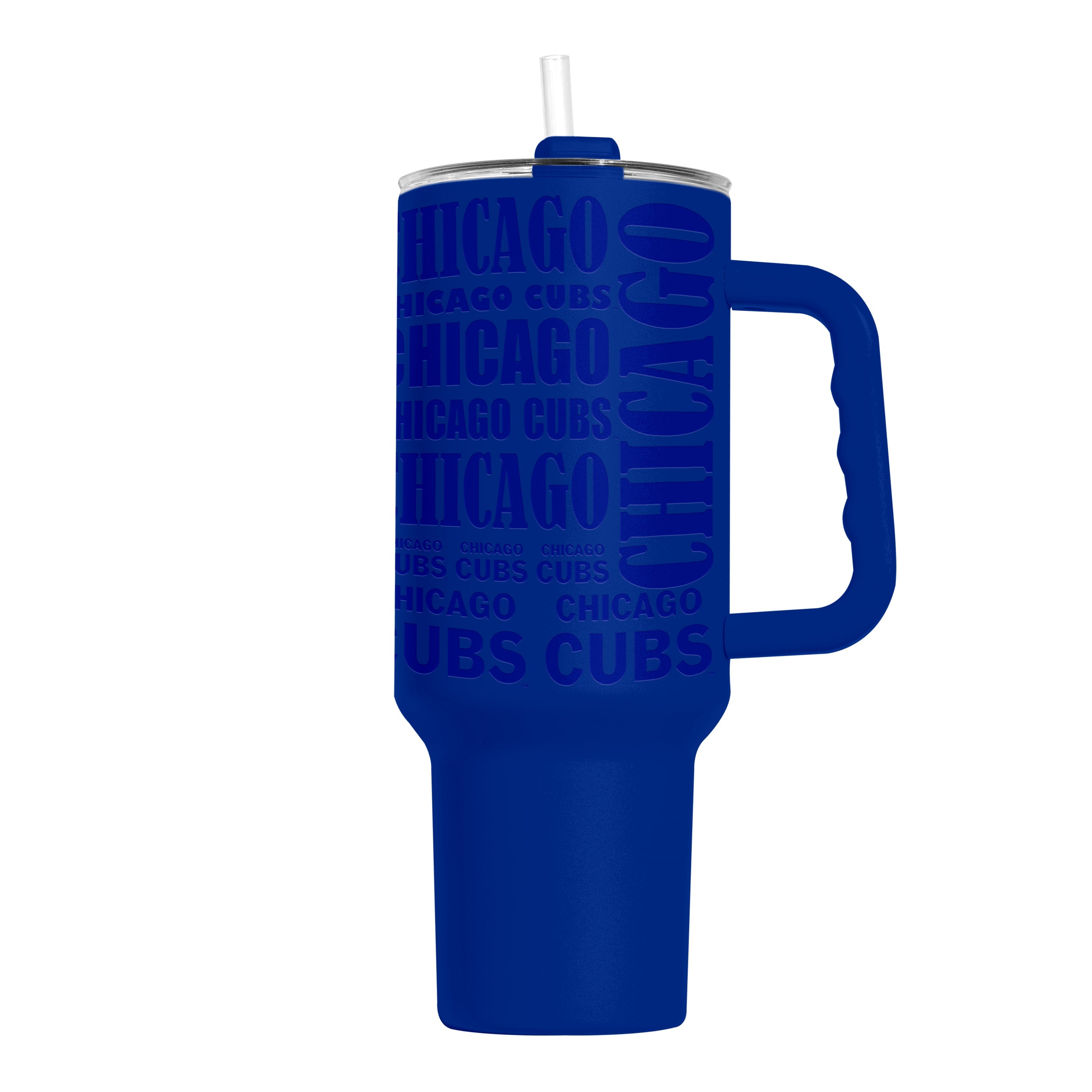 Chicago Cubs 40oz Replay Powder Coat Tumbler - Sports Gifts, Sports Memorabilia, Sports Collectibles, Fan Shop