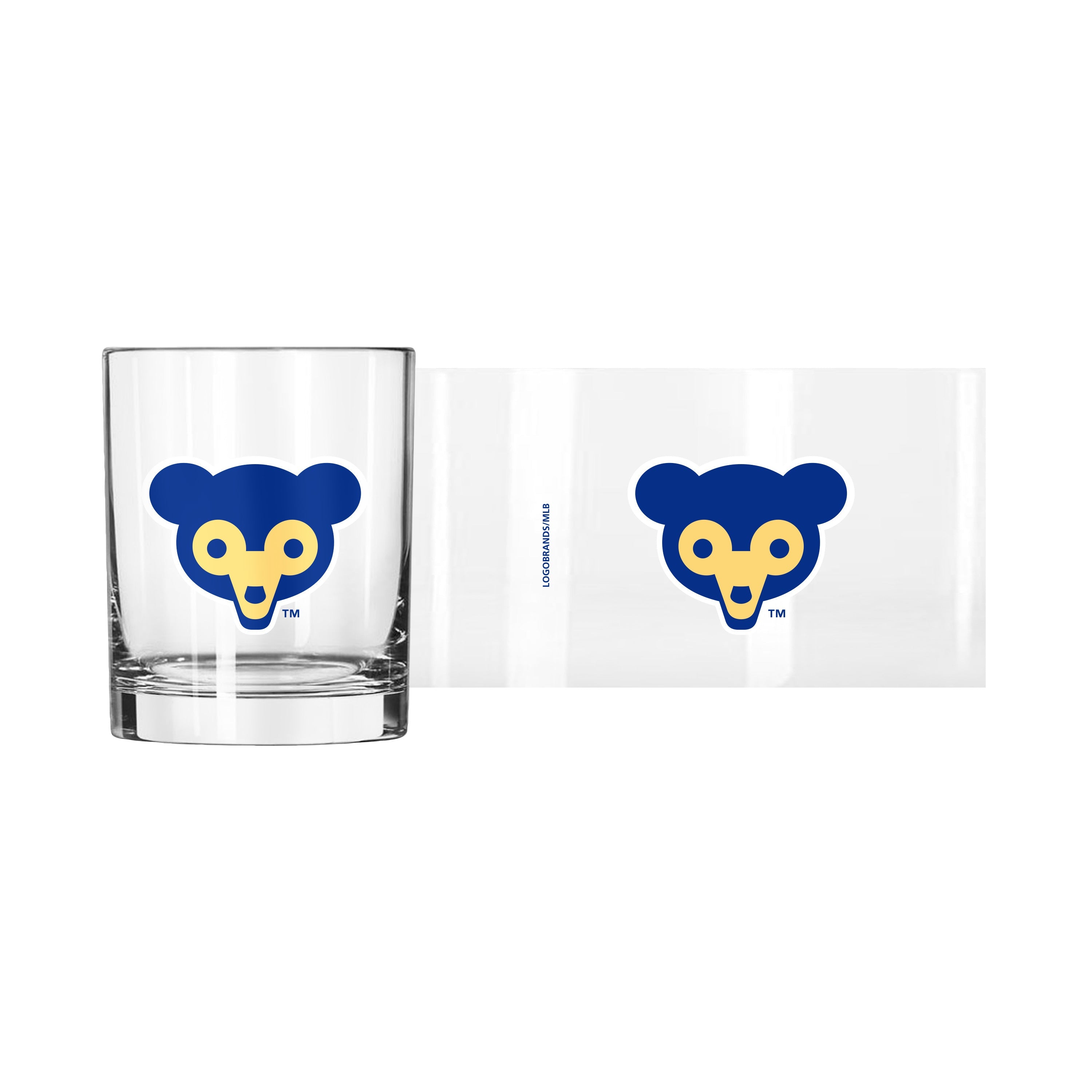Chicago Cubs 1969 Cub Face 14oz Rocks Glass - Sports Gifts, Sports Memorabilia, Sports Collectibles, Fan Shop