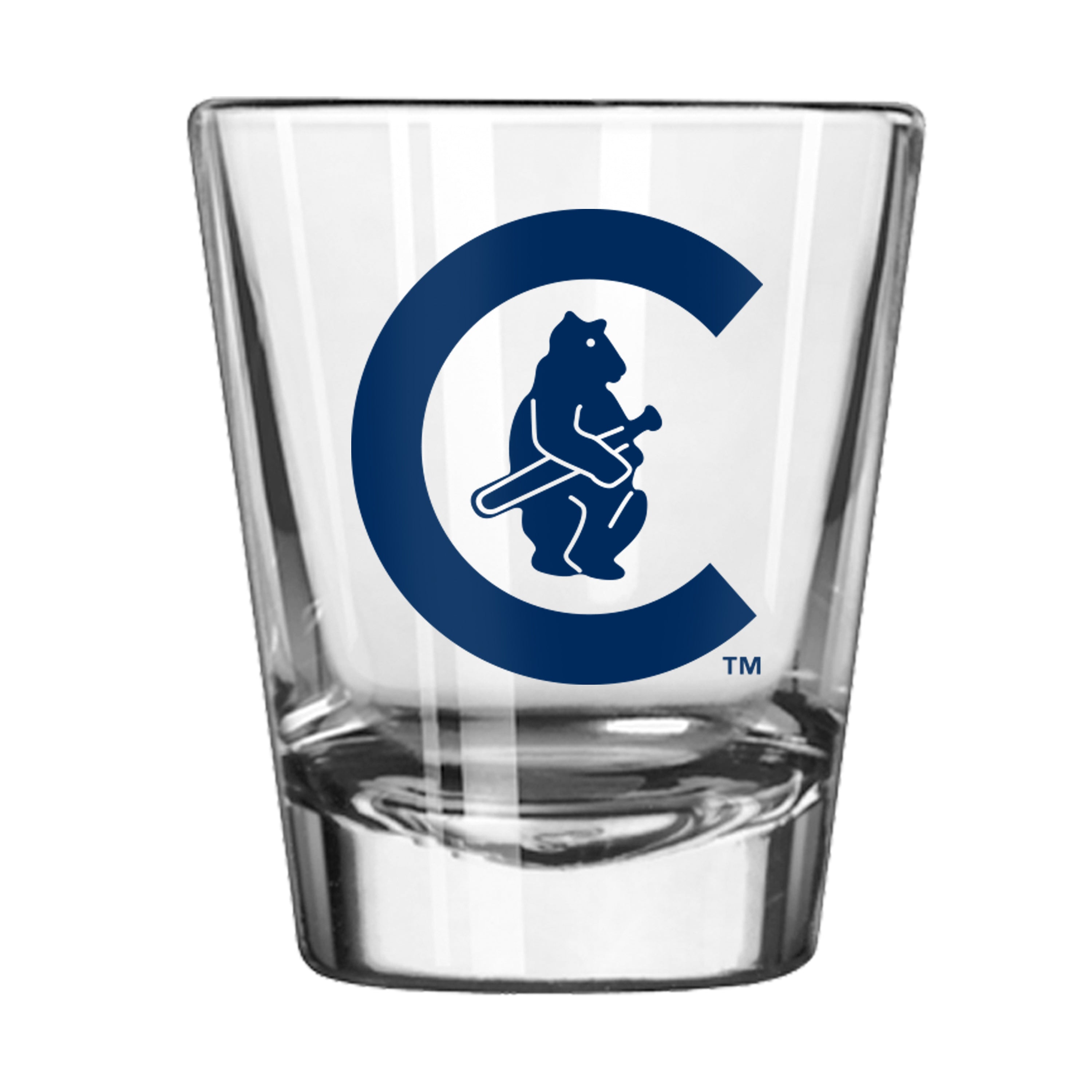 Chicago Cubs 1914 Bear 2oz Logo Shot Glass - Sports Gifts, Sports Memorabilia, Sports Collectibles, Fan Shop