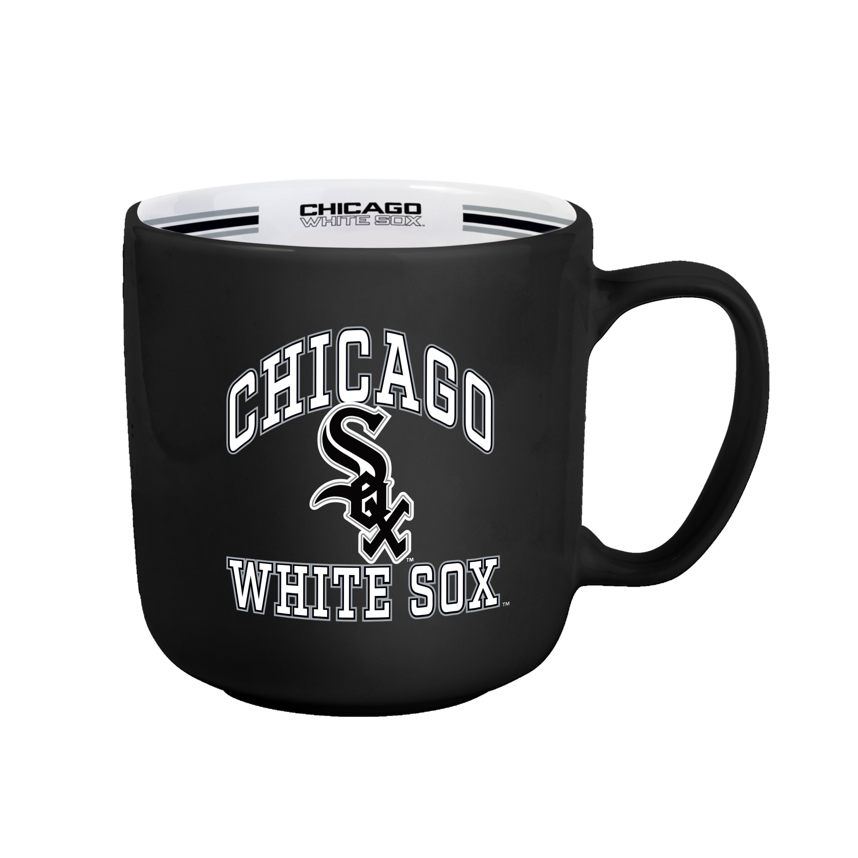 Chicago White Sox 15oz Stripe Mug - Sports Gifts, Sports Memorabilia, Sports Collectibles, Fan Shop
