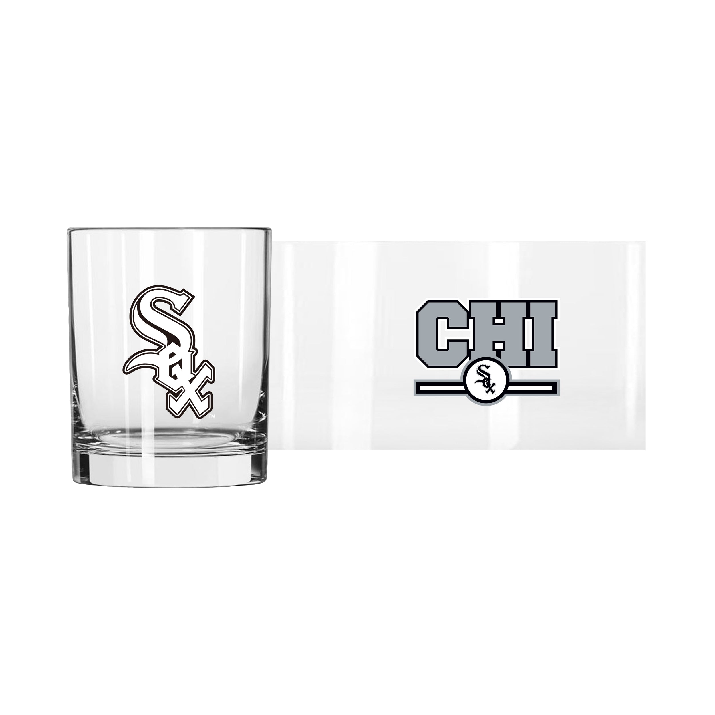 Chicago White Sox 14oz Letterman Rocks Glass - Sports Gifts, Sports Memorabilia, Sports Collectibles, Fan Shop