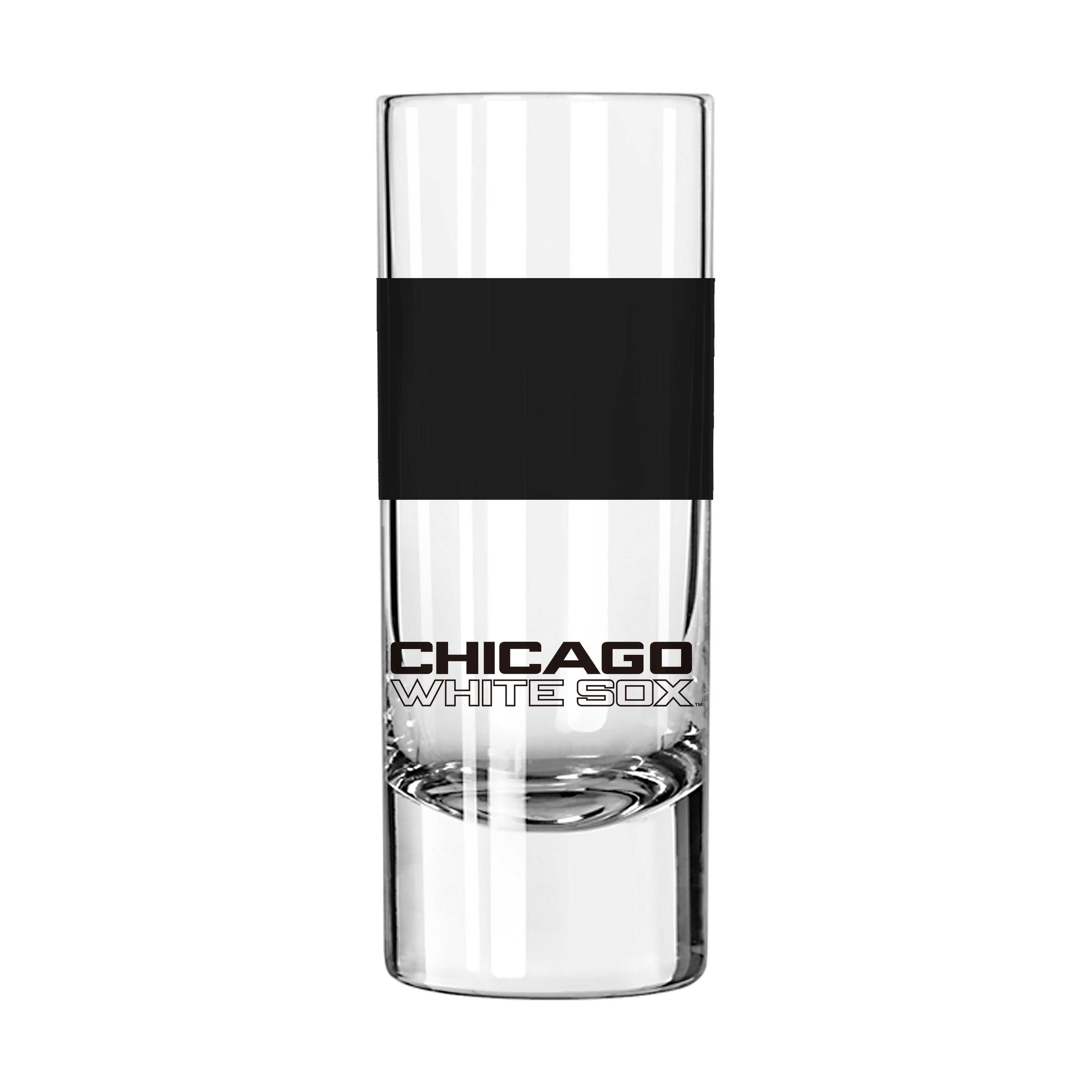 Chicago White Sox 2.5oz Colorblock Shooter Glass - Sports Gifts, Sports Memorabilia, Sports Collectibles, Fan Shop