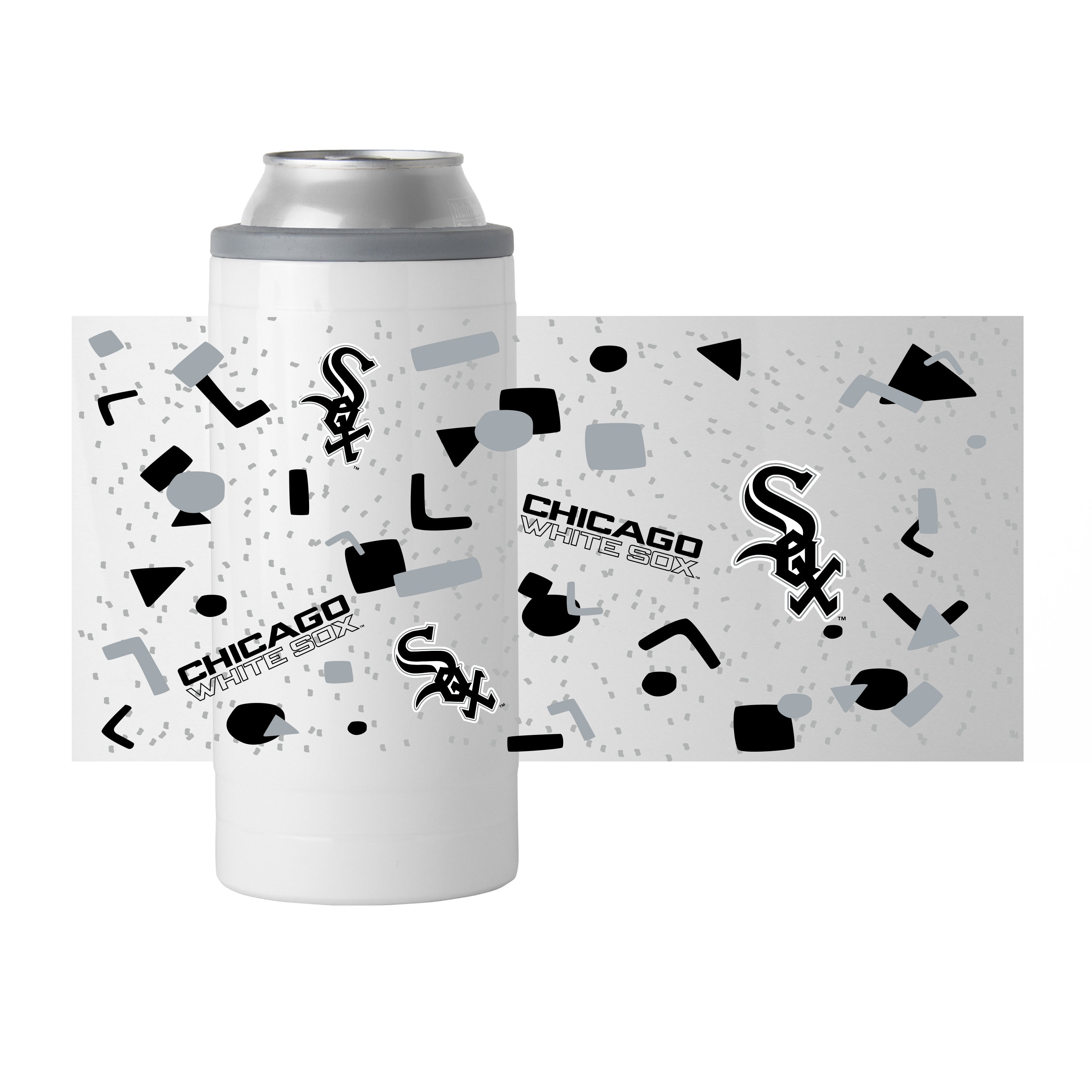 Chicago White Sox 12oz Flashback Slim Can Coolie - Sports Gifts, Sports Memorabilia, Sports Collectibles, Fan Shop