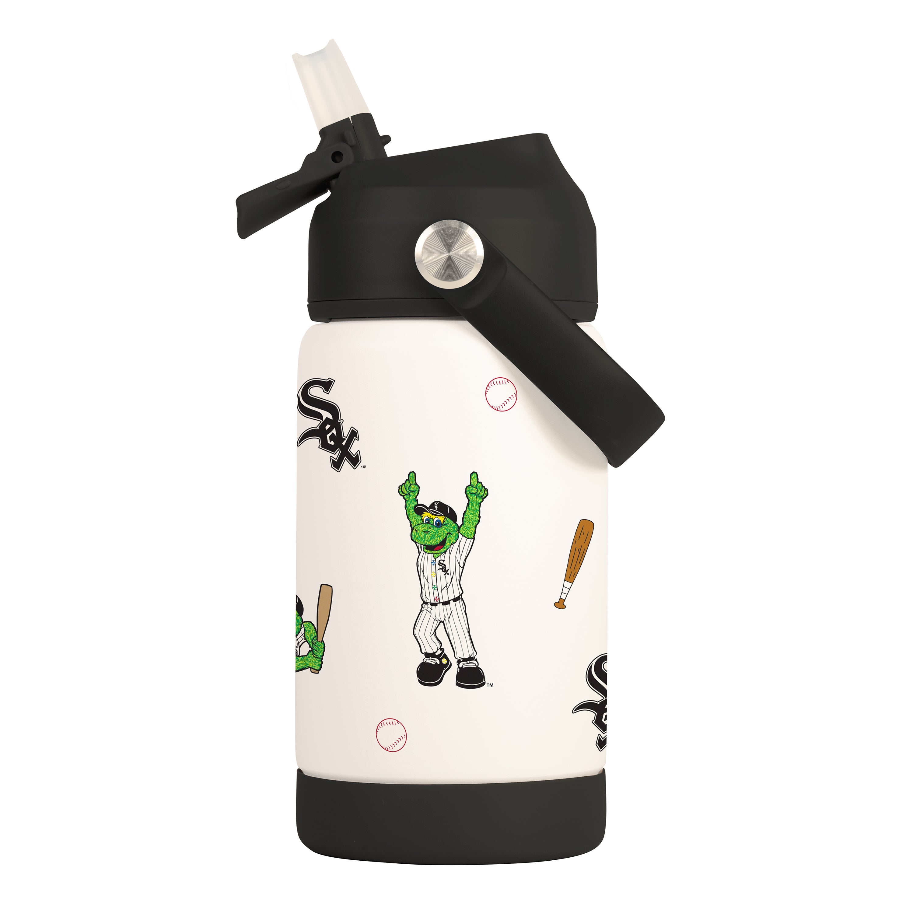 Chicago White Sox 12oz Mascot SS Kids Bottle - Sports Gifts, Sports Memorabilia, Sports Collectibles, Fan Shop