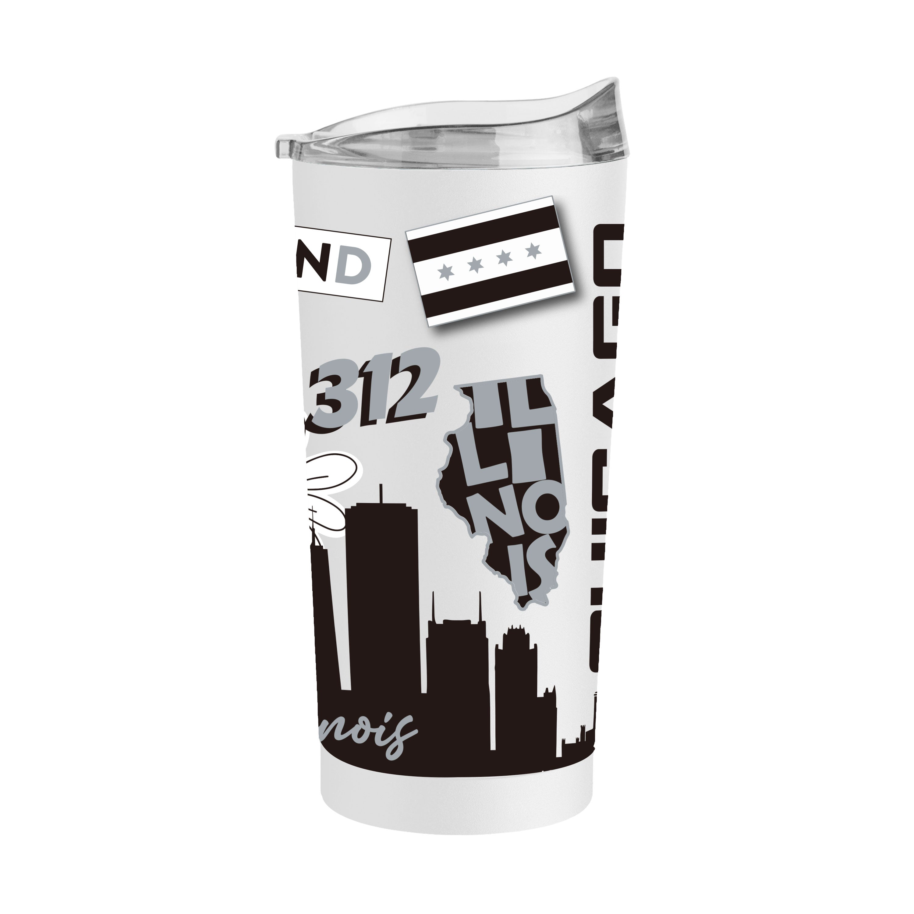 Chicago White Sox 20oz Native Powder Coat Tumbler - Sports Gifts, Sports Memorabilia, Sports Collectibles, Fan Shop