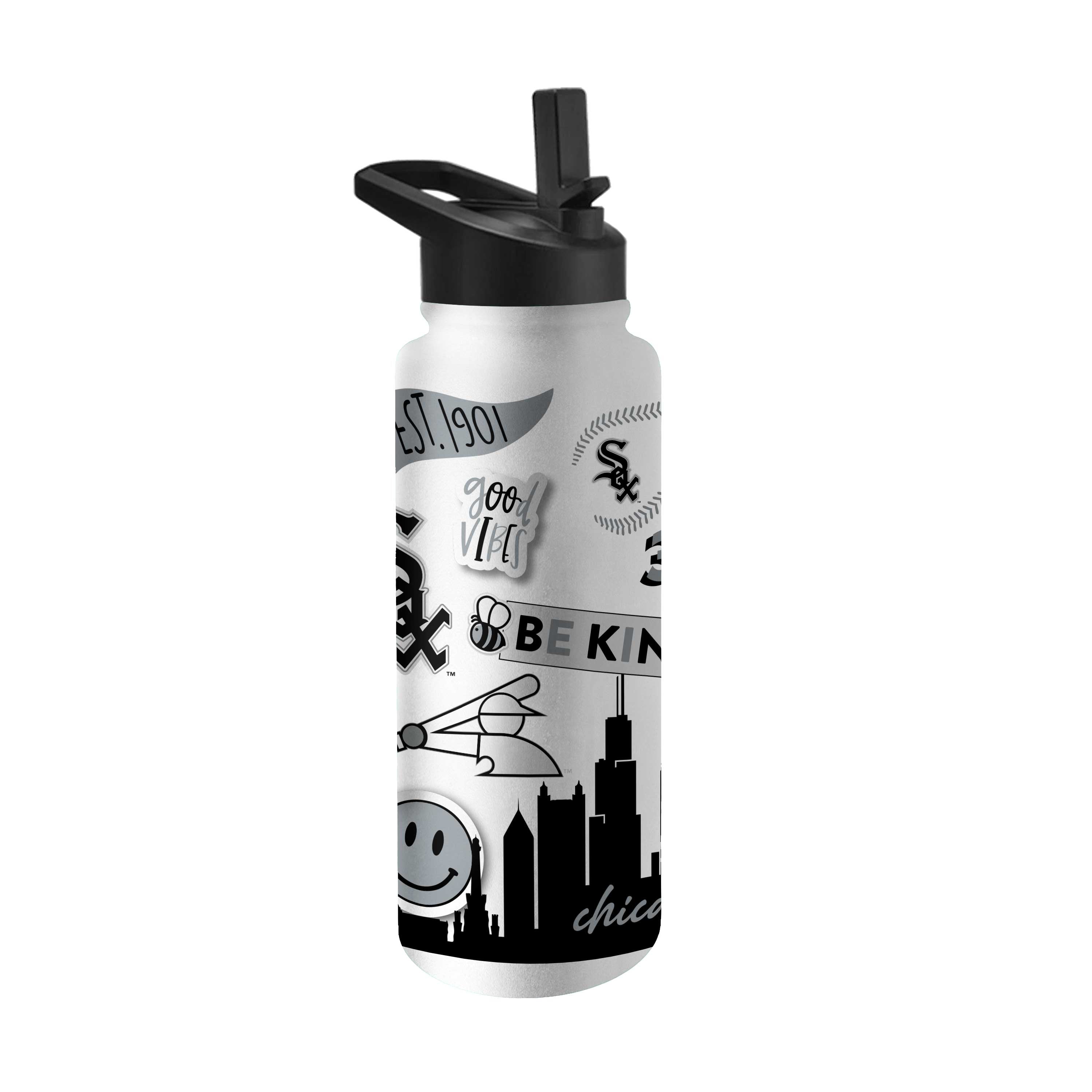 Chicago White Sox 34oz Native Quencher Bottle - Sports Gifts, Sports Memorabilia, Sports Collectibles, Fan Shop