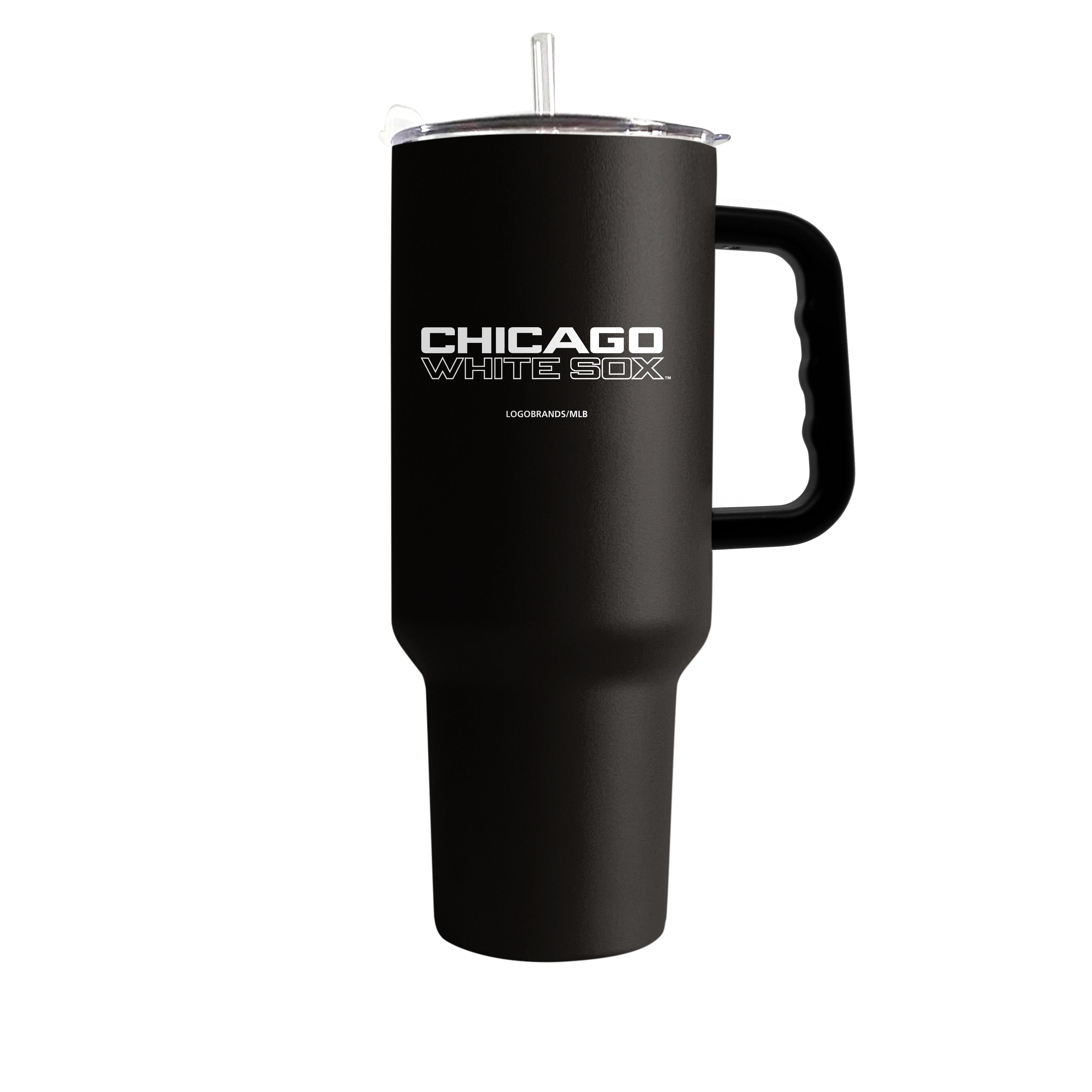 Chicago White Sox 40oz Flipside Powder Coat Tumbler - Sports Gifts, Sports Memorabilia, Sports Collectibles, Fan Shop