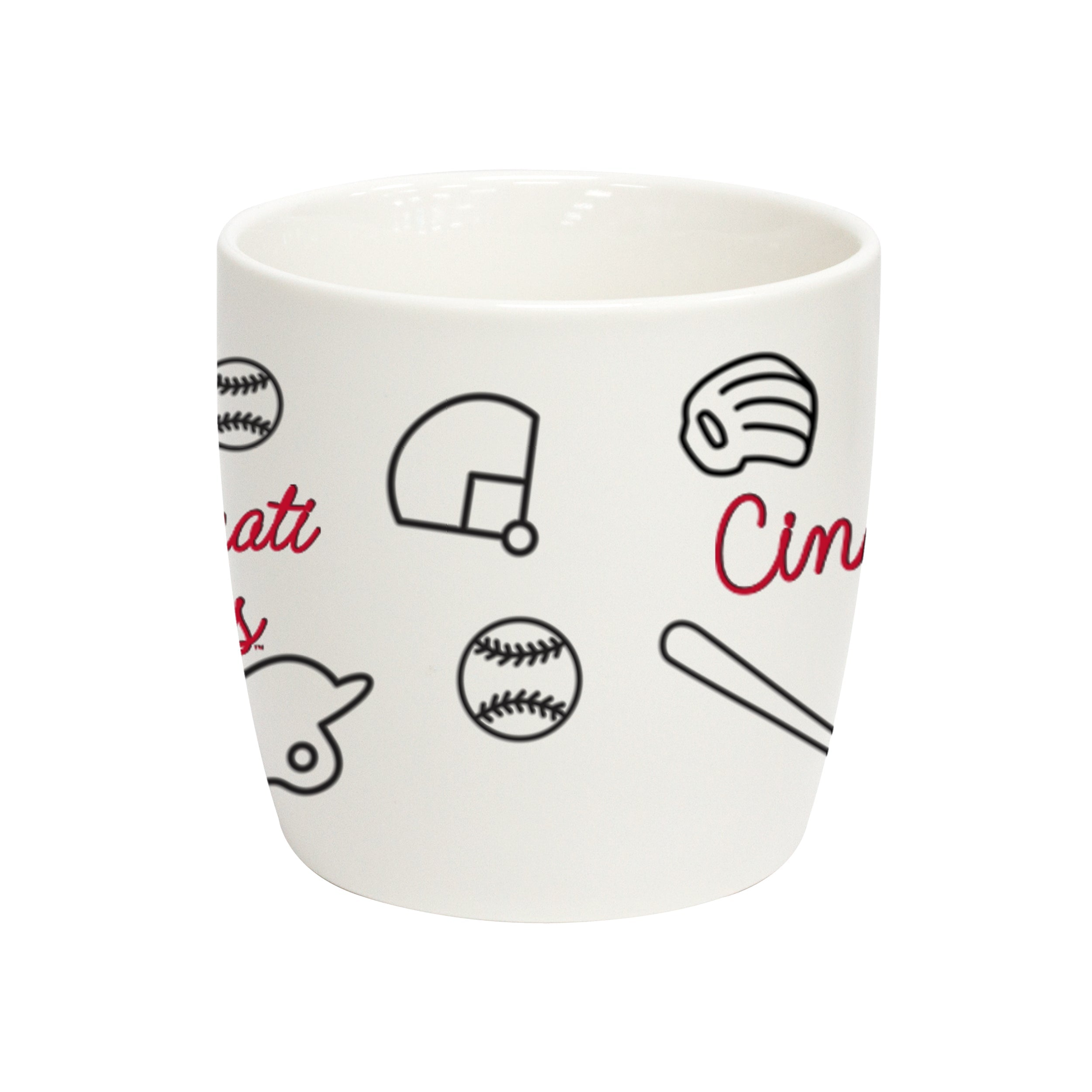 Cincinnati Reds 18oz Playmaker Mug - Sports Gifts, Sports Memorabilia, Sports Collectibles, Fan Shop