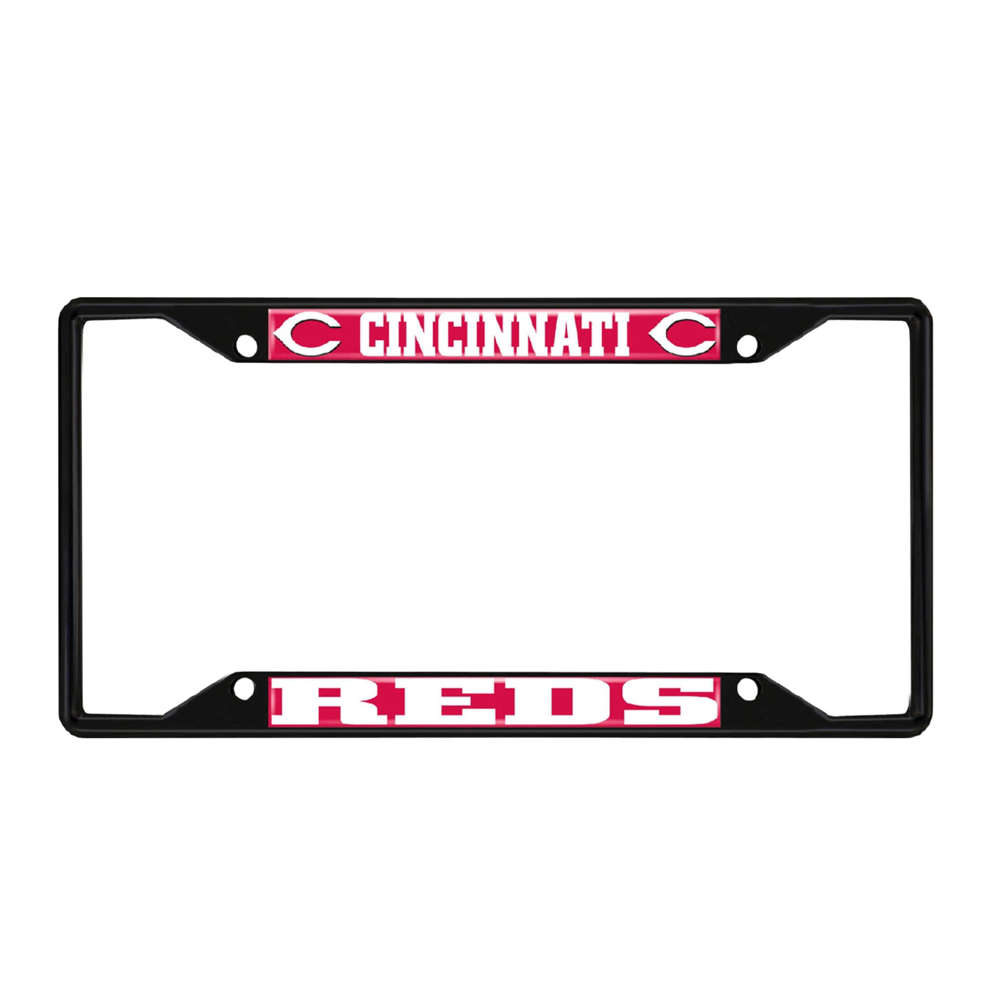 MLB - Cincinnati Reds Black License Plate Frame